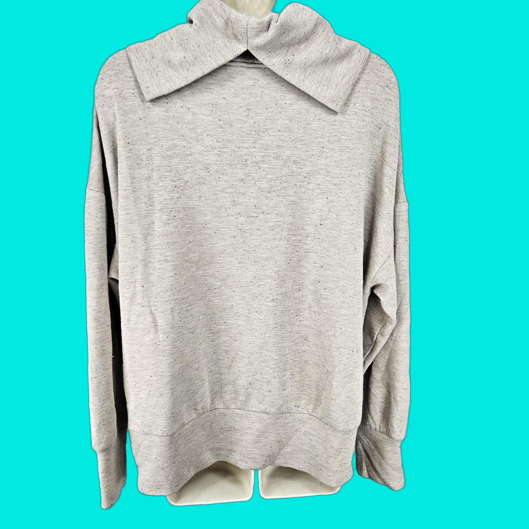 Varley Varley Sweatshirt Pullover Longline Doublesoft Priya Small S Womens Brown Size S / US 4 / IT 40 - 1 Thumbnail