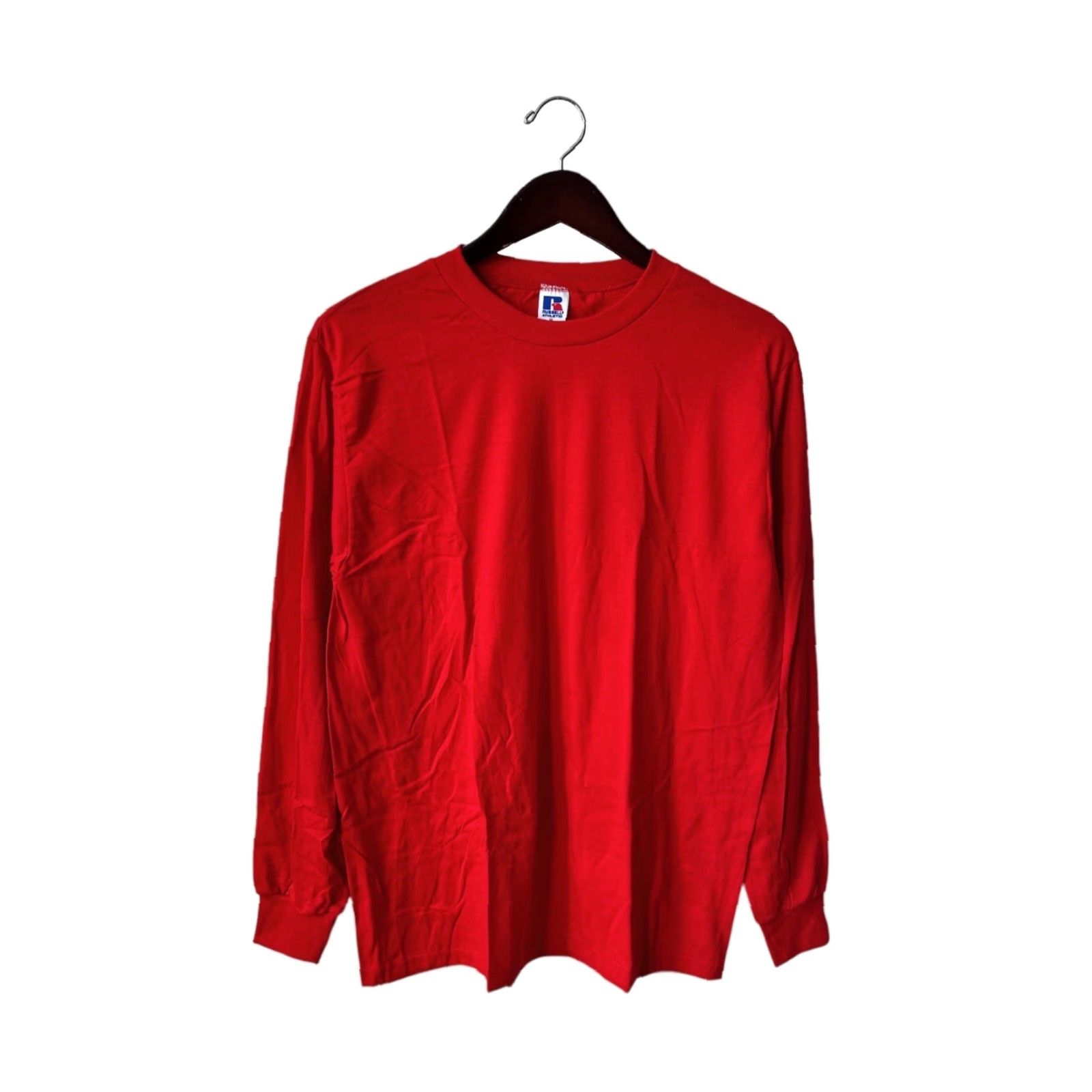 Russell Athletic VINTAGE Russell Athletic Long Sleeve Shirt Mens M Red 90s NWOT NOS USA Made Shirt Mens Red 90s Size US M / EU 48-50 / 2 - 2 Thumbnail