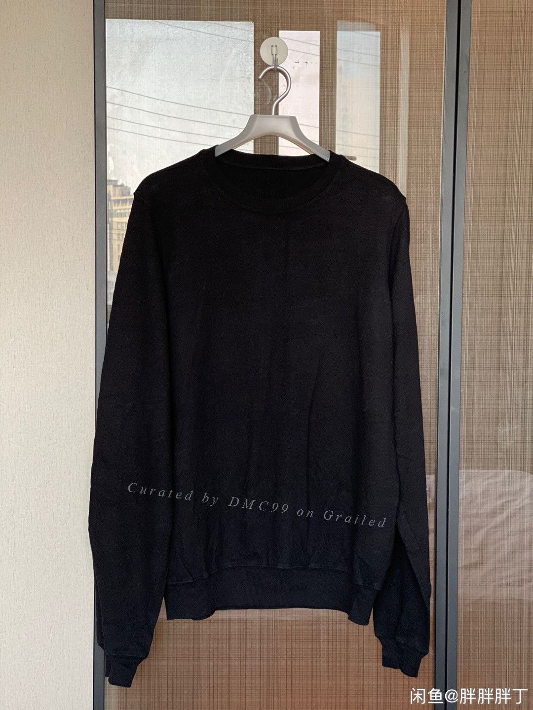 Rick Owens Rick Owens Men's Black Long-Sleeve Sweatshirt Size US XL / EU 56 / 4 - 1 Thumbnail