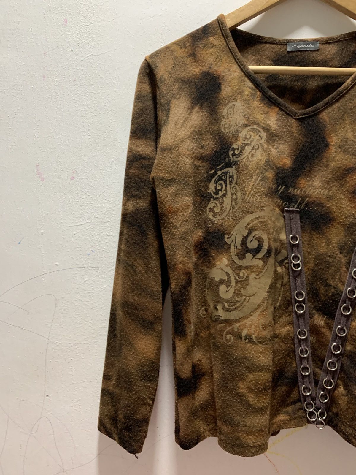 Japanese Brand Crazy Vintage Y2K Gothic Affliction Style Nature Tee Size M / US 6-8 / IT 42-44 - 4 Thumbnail