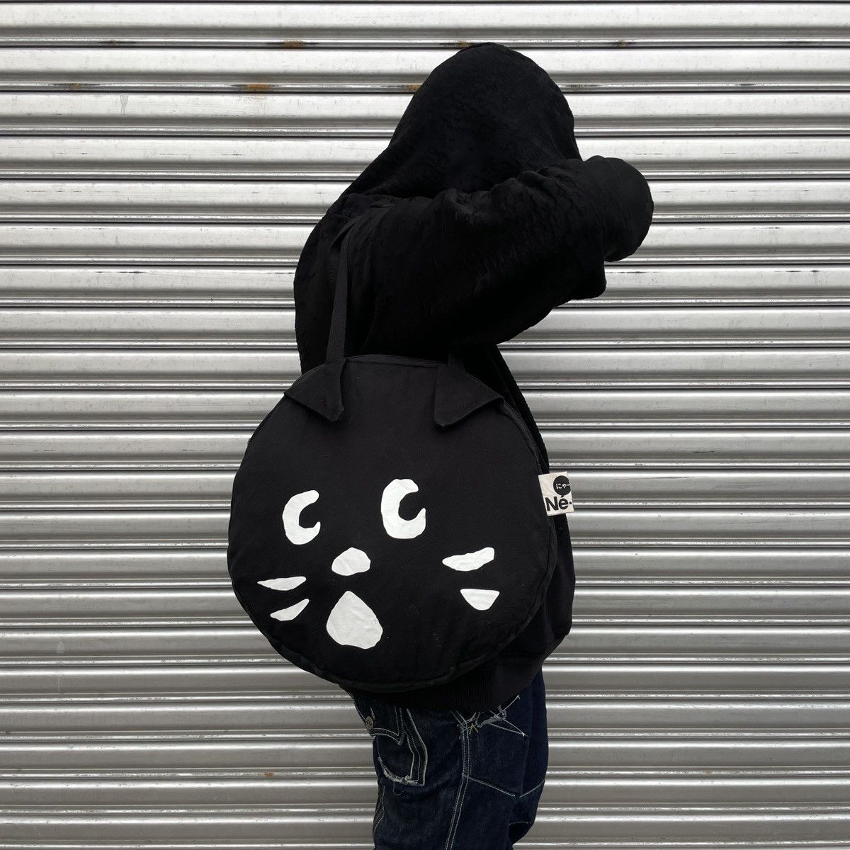 Ne-Net Ne-net NYA Cat Round Handbag/Shoulder Bag with Ears Size ONE SIZE - 1 Thumbnail