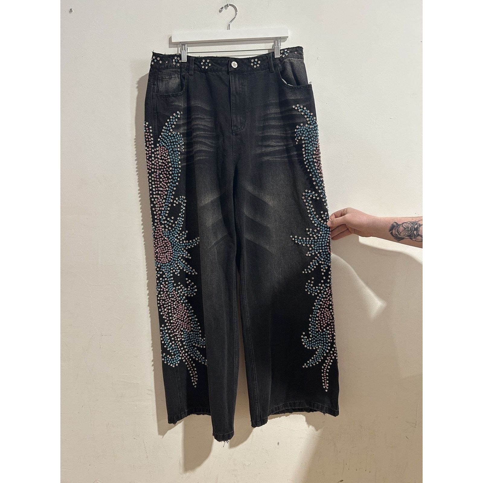 Vale VALE FOREVER BLACK TSUNAMI DENIM SIZE 36 NEW Size US 36 / EU 52 - 1 Thumbnail
