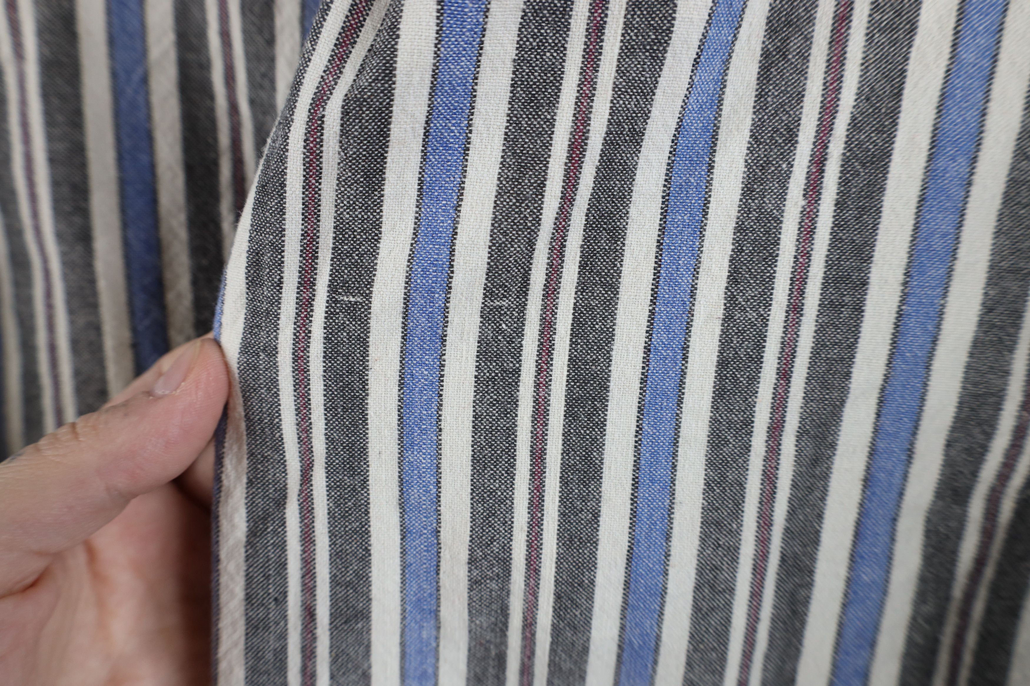 Vintage Vintage 90s Streetwear Striped Collared Button Down Shirt Size US XL / EU 56 / 4 - 8 Thumbnail