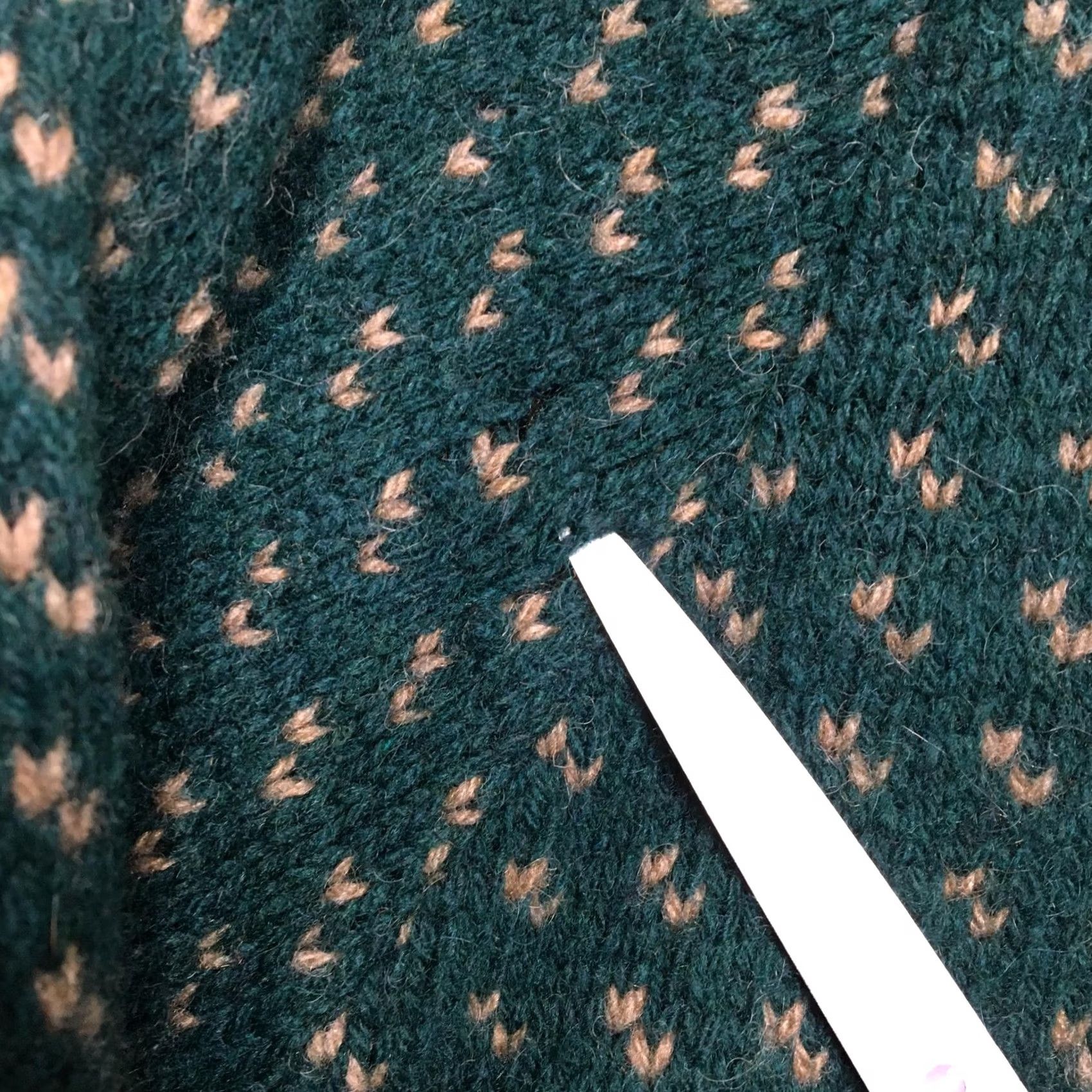 Vintage VINTAGE ALPS Men’s Green Geometric Knit Crewneck Sweater L Pullover Hoodie? Size US L / EU 52-54 / 3 - 4 Thumbnail