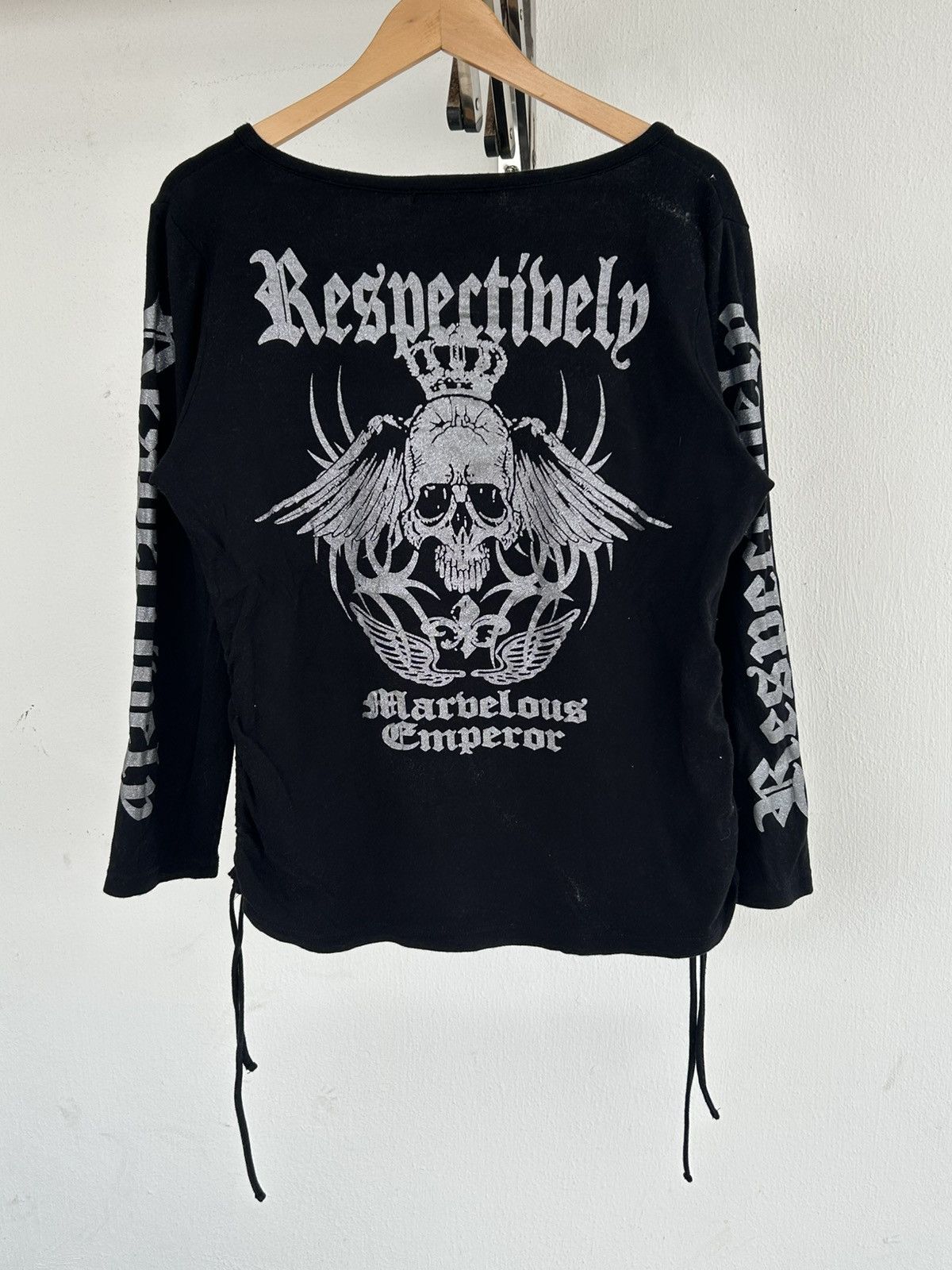 Japanese Brand Respectively Skull Backhit Japan Black Tee Size M / US 6-8 / IT 42-44 - 1 Thumbnail