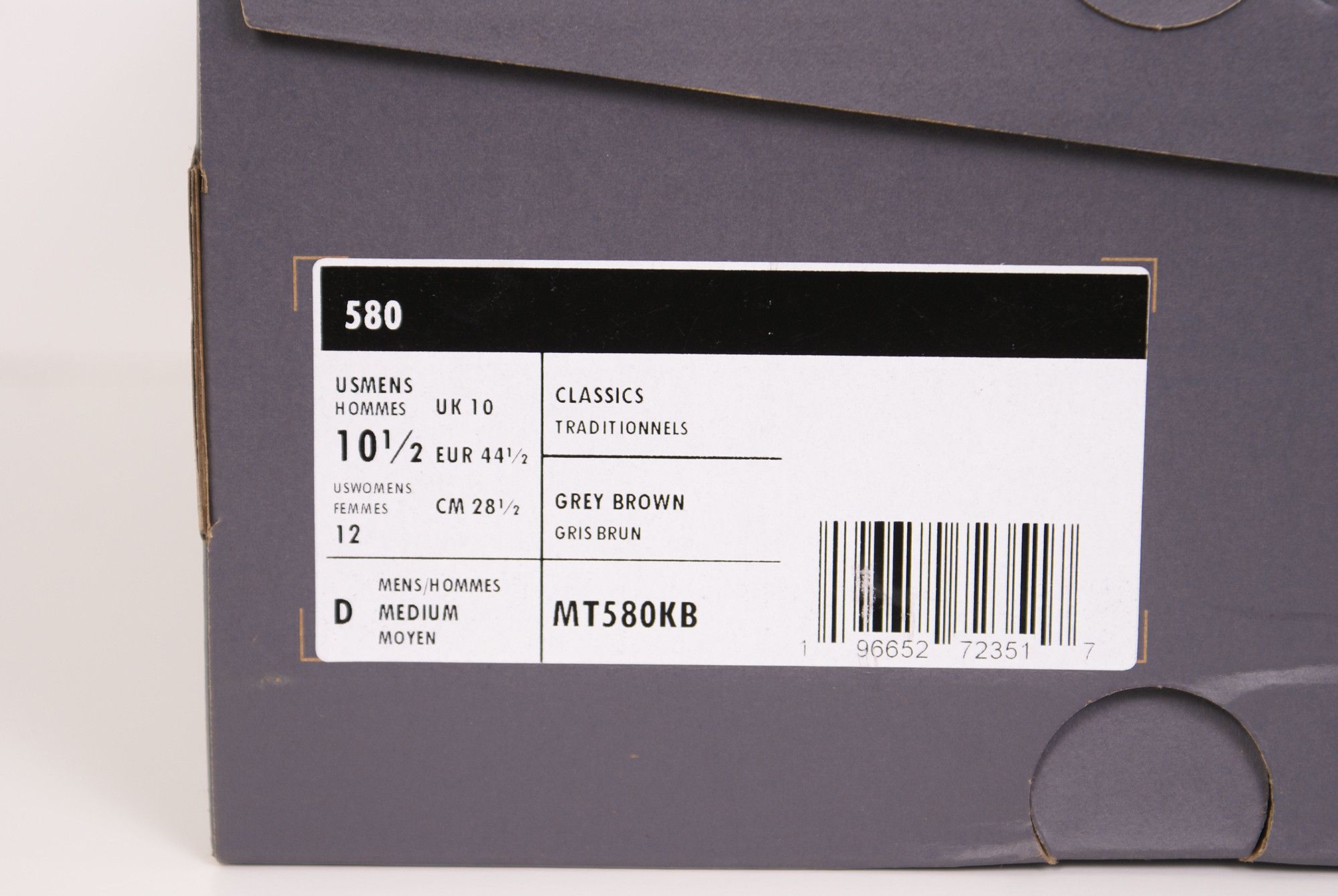 Kith x New Balance 580 MALIBU Agate Gray Moon Rock MT580KB - www 