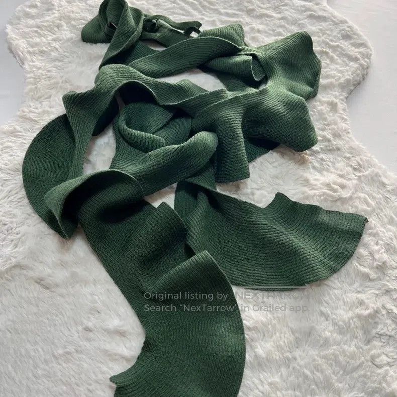 Issey Miyake Issey Miyake Dark Green Design Skirt Size 25" / US 0 / IT 36 - 5 Thumbnail
