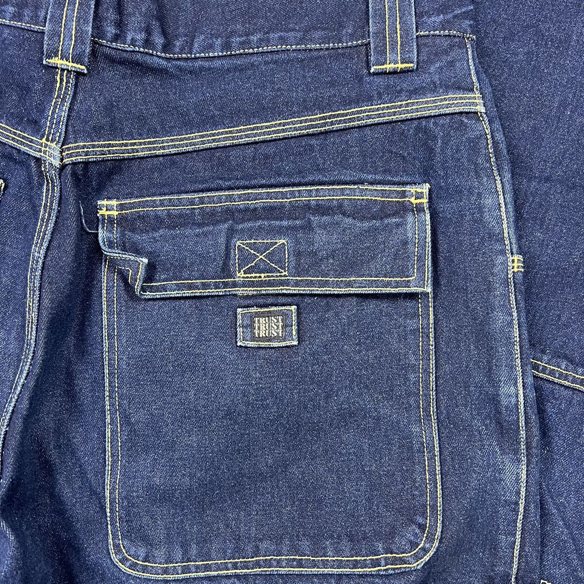 Vintage 90’s Baggy Trust Double Knee Cargo Jeans Size US 38 / EU 54 - 5 Thumbnail