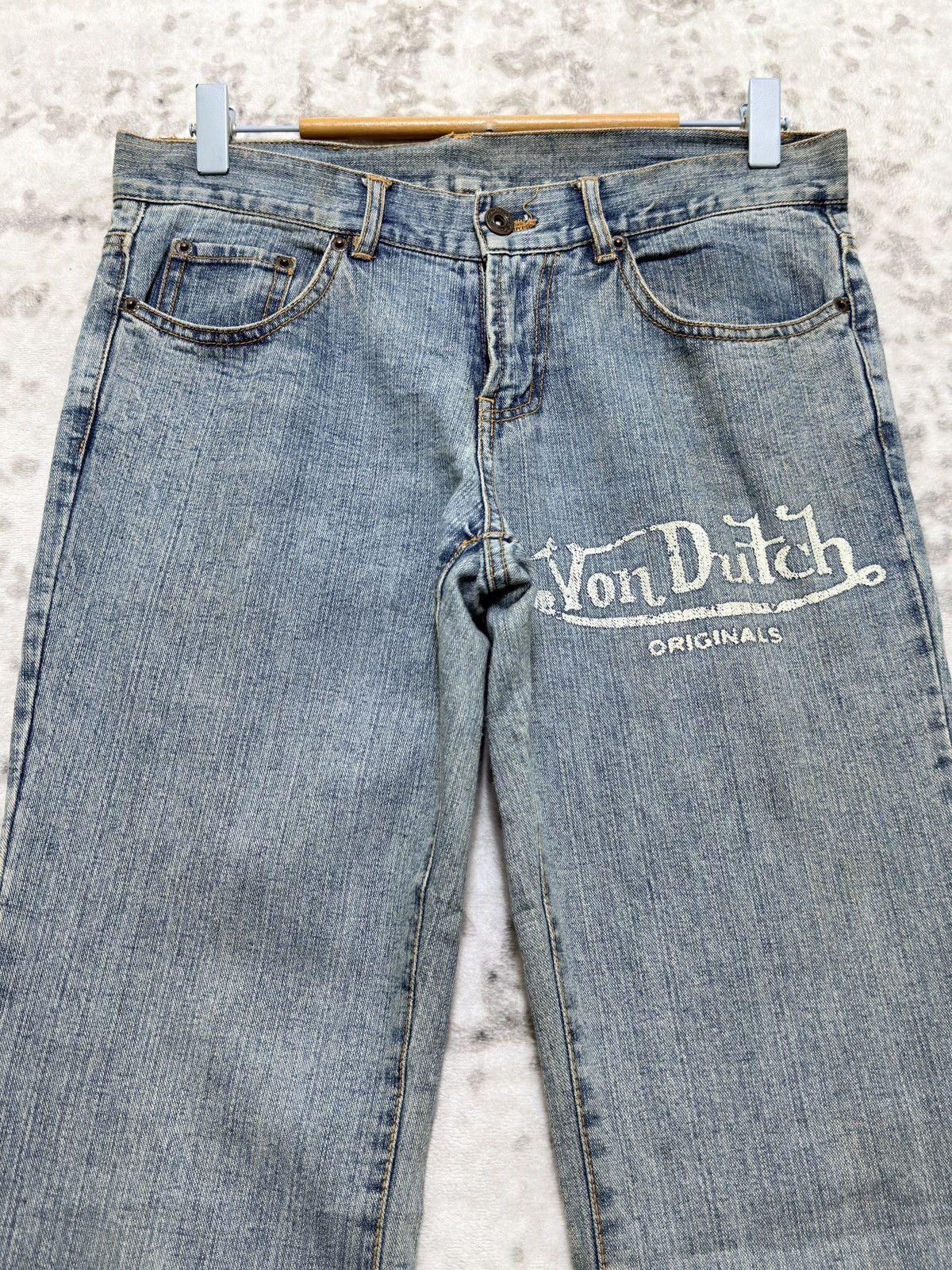 Von Dutch Von Dutch Flared Jeans Low Rise Bell Bottom Archive Denim Size US 30 / EU 46 - 3 Thumbnail