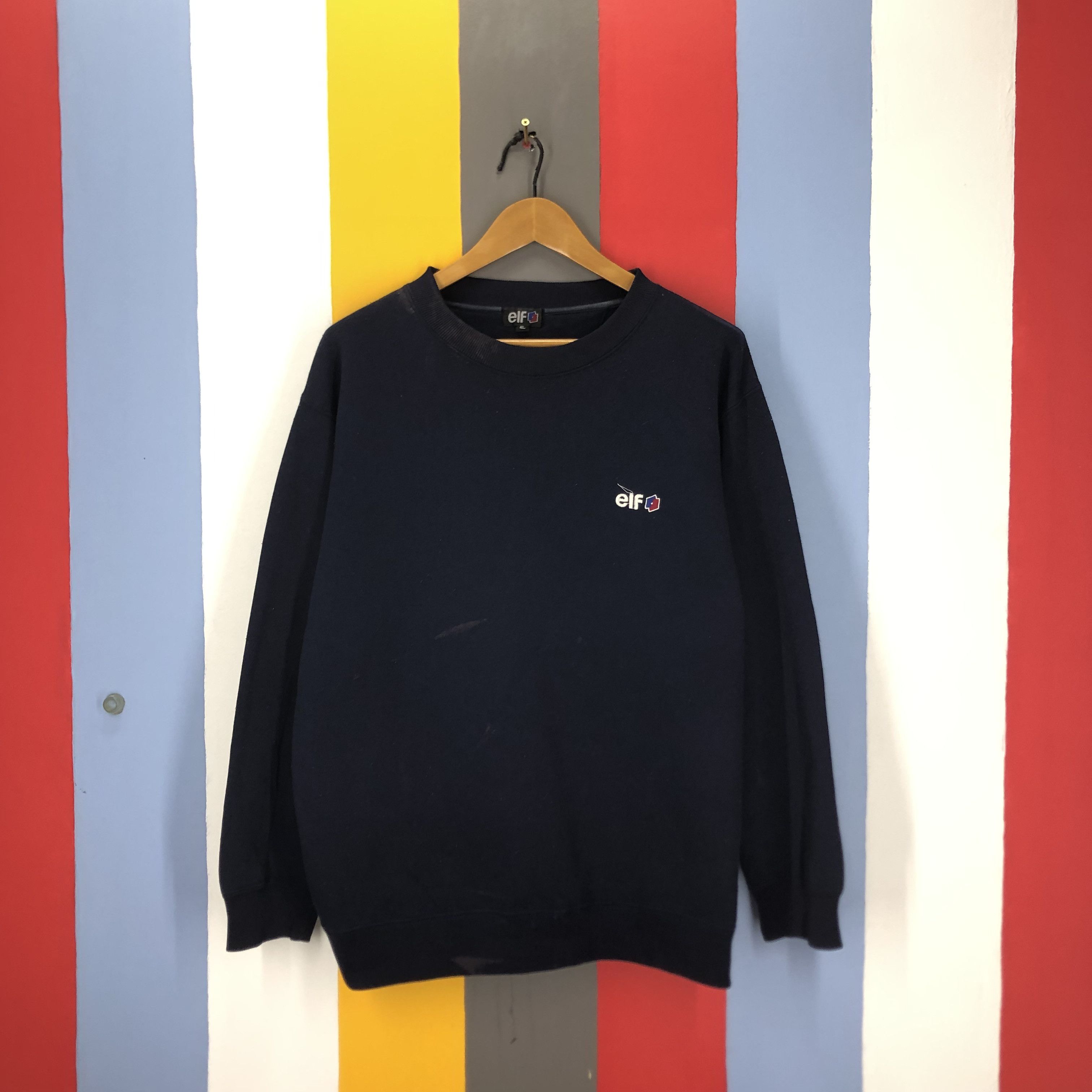 Other Thrashed ELF Motorsport Crew Neck Sweatshirt #1637/03 Size US XXL / EU 58 / 5 - 1 Thumbnail