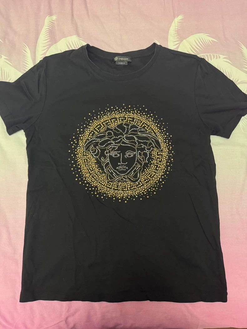 Other Versace Classic Medusa Short Sleeve T-Shirt Black Crew Nec Size US M / EU 48-50 / 2 - 1 Thumbnail