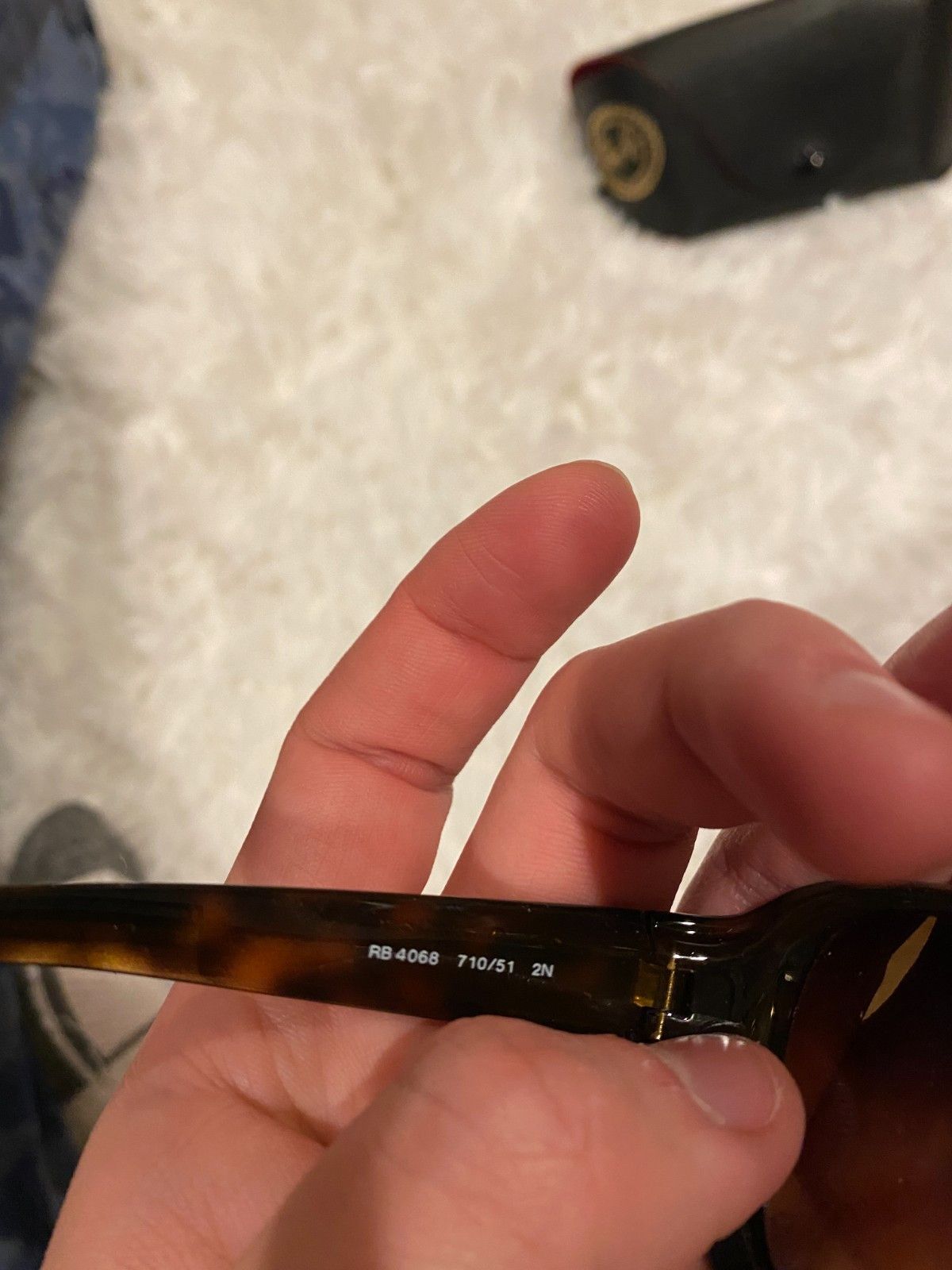 RayBan Ray Ban RB 4068 710/51 2N Brown Tortoise Gradient Sunglasse Size ONE SIZE - 6 Thumbnail