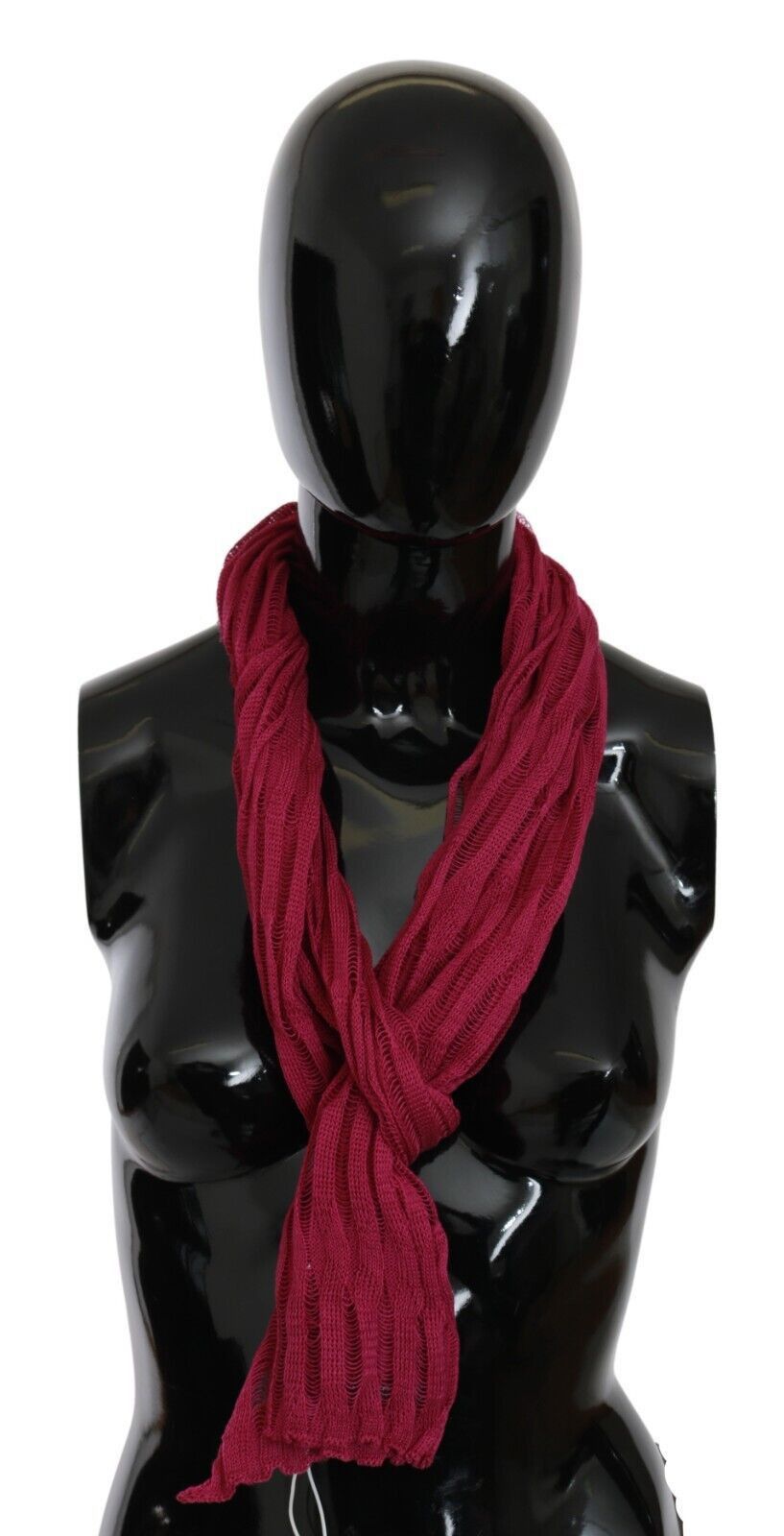 John Galliano Bordeaux Elegance Foulard Shawl Men's Scarf Size ONE SIZE - 1 Thumbnail
