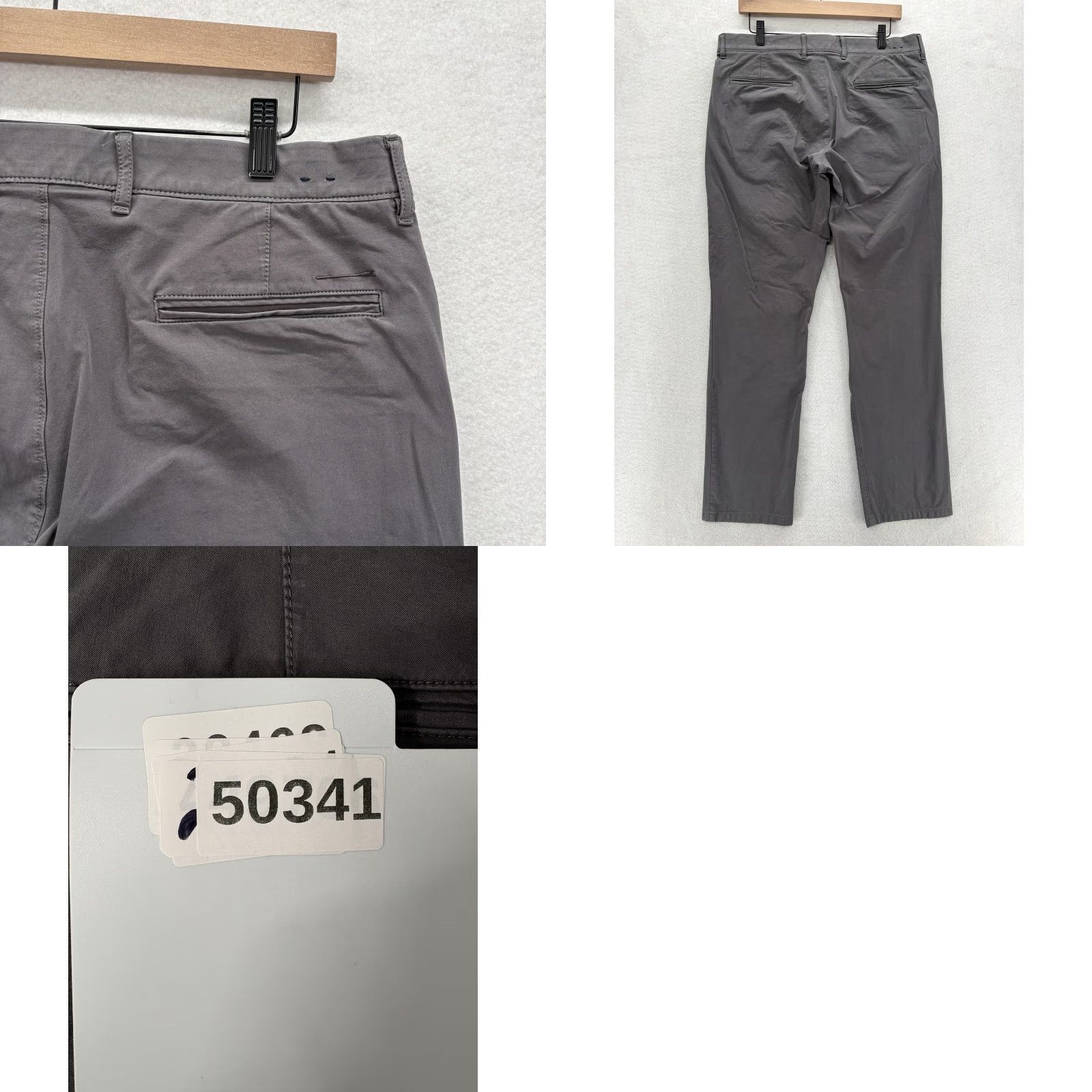 J.Crew J.Crew Tech Pant 770 Chino Pants Mens 34 Gray Stretch Flat Front Zip Pockets Casual Workwear Golf Oarsman Size US 34 / EU 50 - 9 Thumbnail