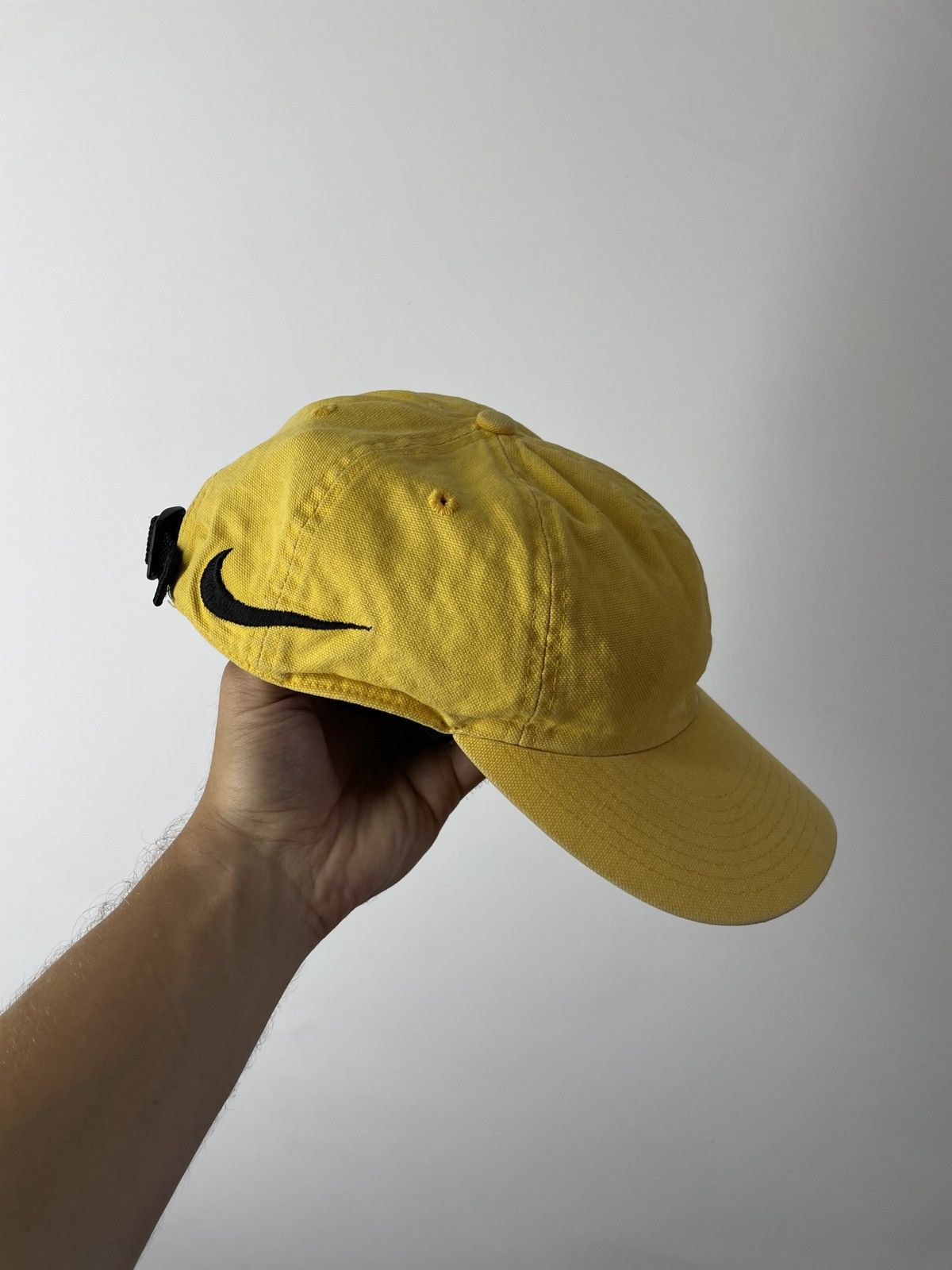 Nike Vintage Nike yellow double Swoosh Taiwan Cap Size ONE SIZE - 5 Thumbnail