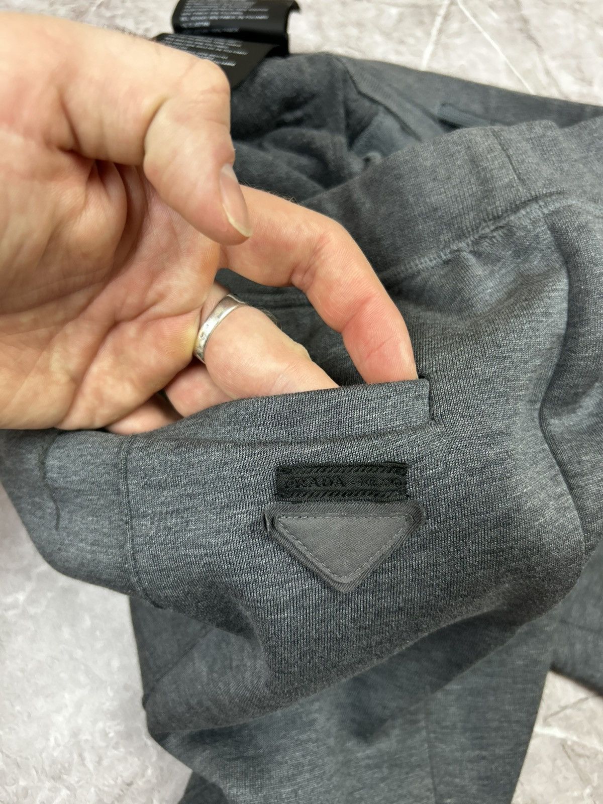Prada Prada Men’s Grey Technical/Casual Pants – Prada Trousers Size US 30 / EU 46 - 11 Thumbnail