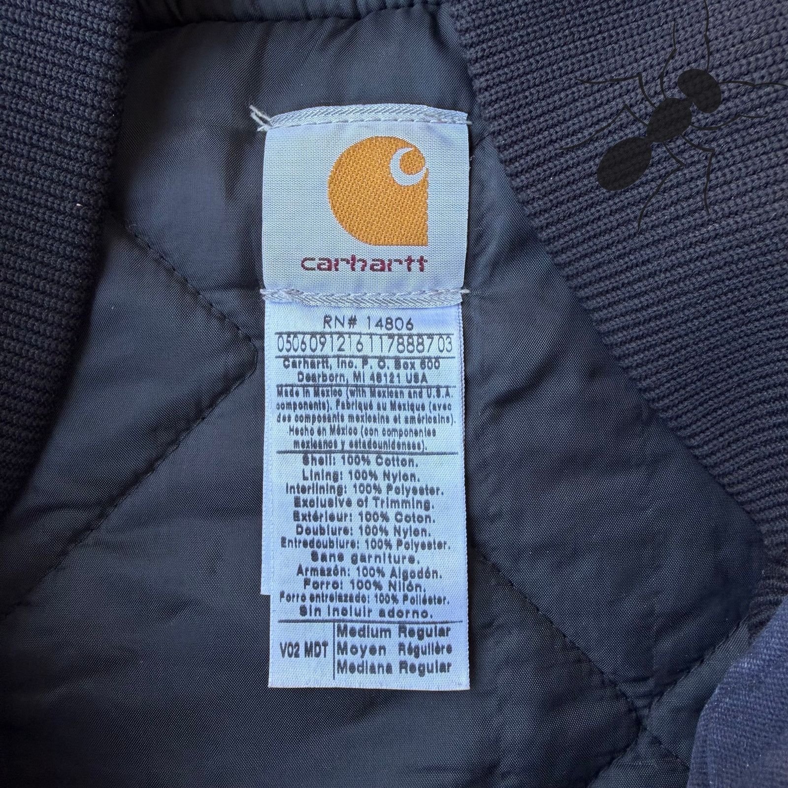Carhartt × Vintage Carhartt V02 MDT blue work wear vest Size US M / EU 48-50 / 2 - 3 Thumbnail
