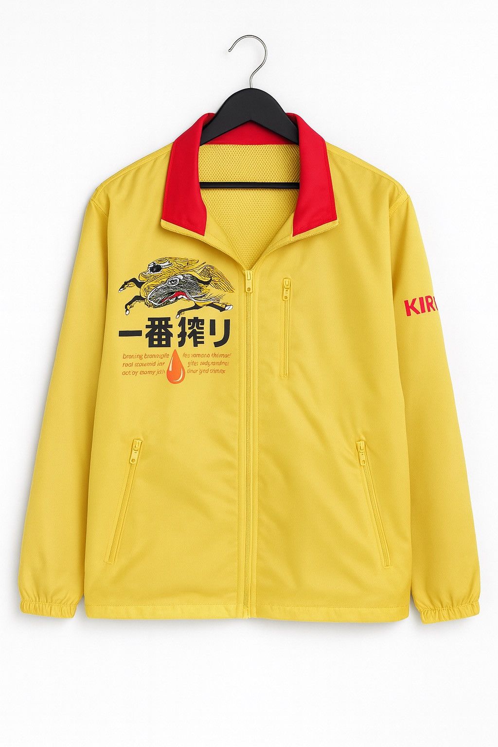 Japanese Brand Kirin Ichiban Promotional Gold Jacket Vintage Japanese Beer Size US XL / EU 56 / 4 - 2 Thumbnail