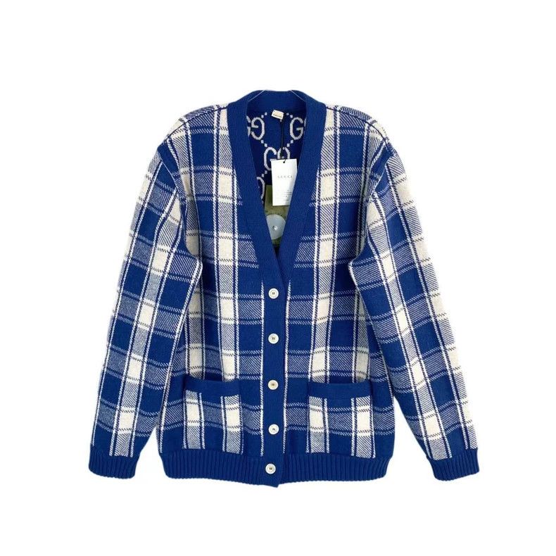Gucci Gucci Wool double-sided logo full printed cardigan coat Size M / US 6-8 / IT 42-44 - 2 Thumbnail