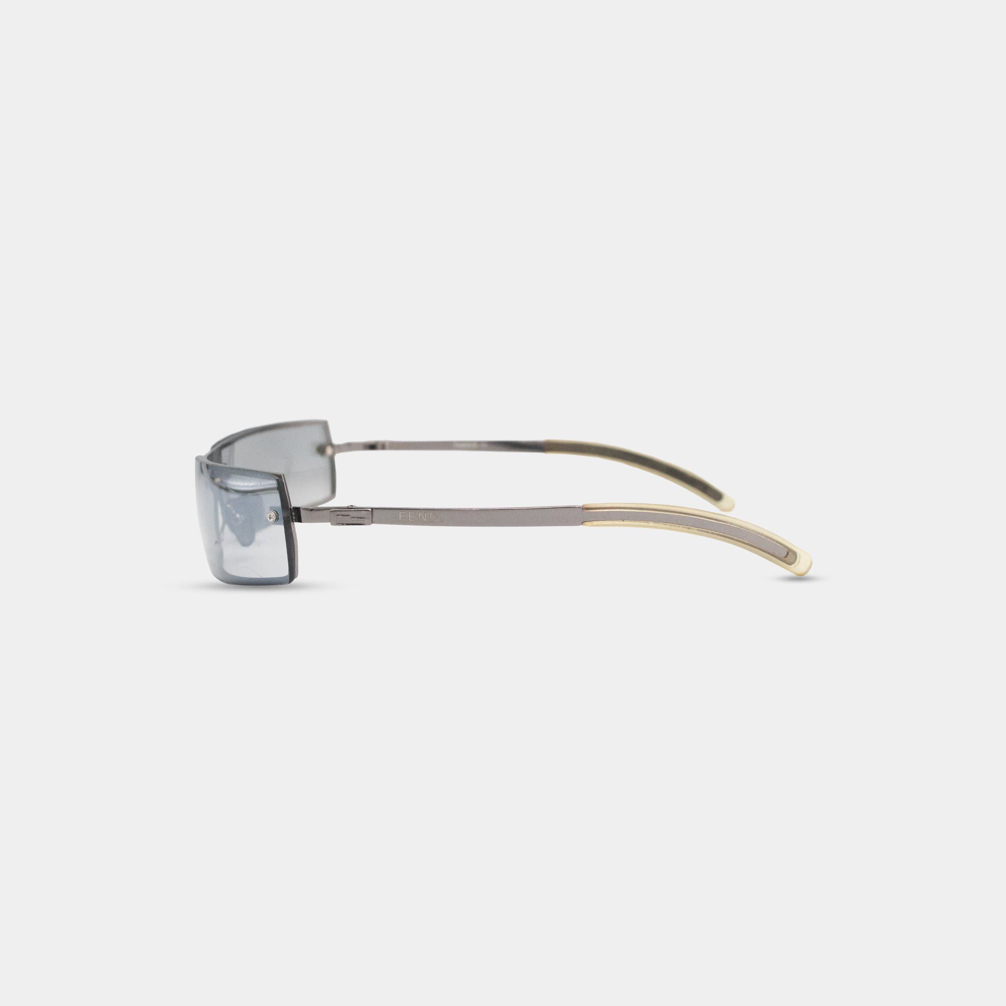 Fendi Clear Rectangular Sunglasses