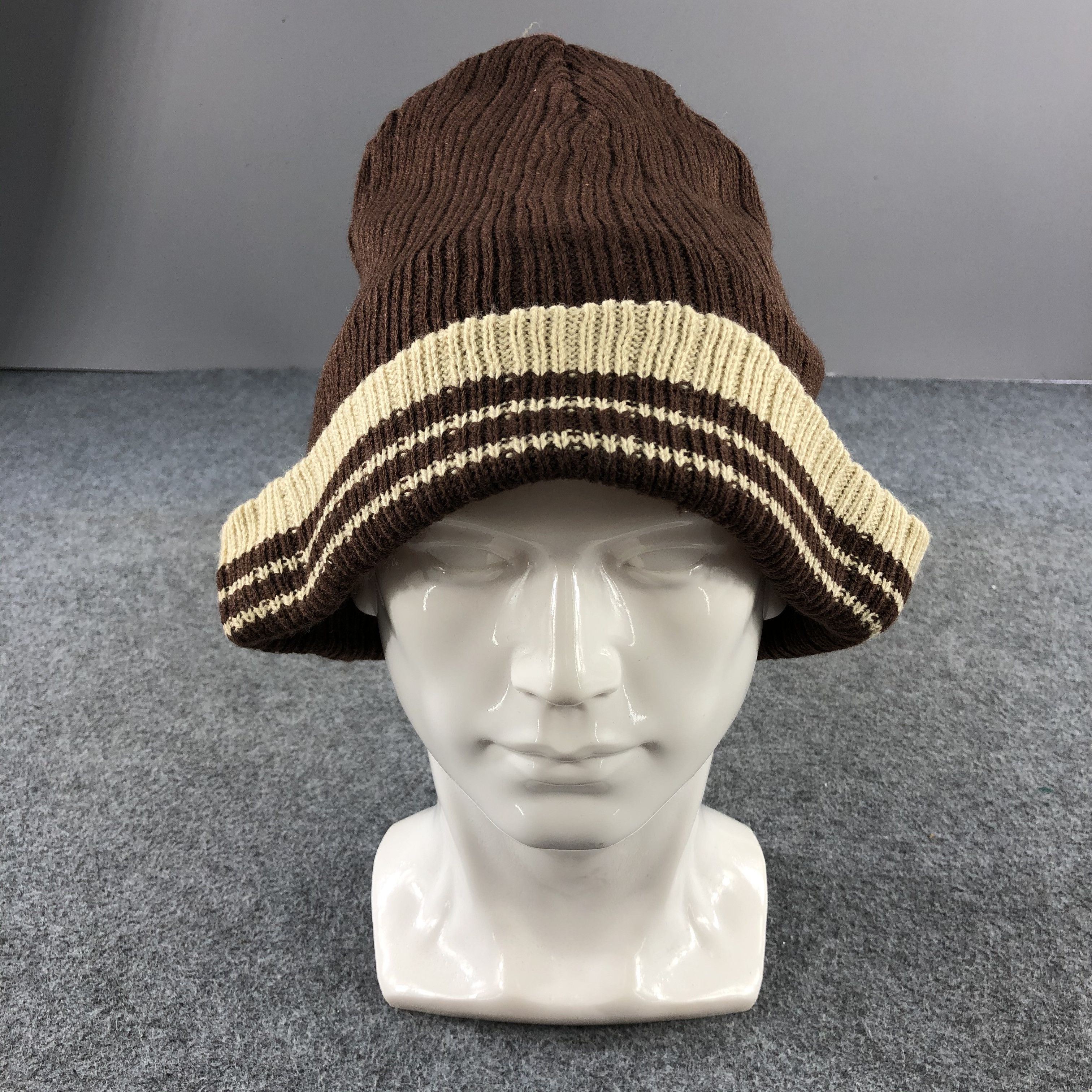 Vintage Unknown Anisog Brown Beanie Snowcap Snow Hat B505 Size ONE SIZE - 1 Thumbnail