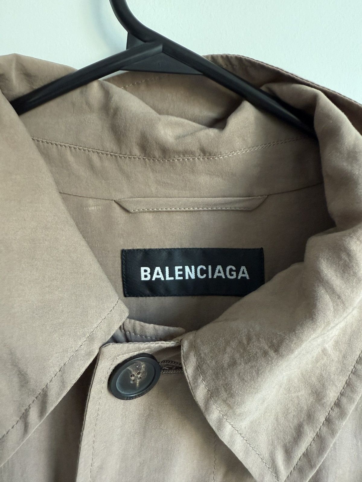 Balenciaga Balenciaga SS2020 Fluid Poplin coat Size US S / EU 44-46 / 1 - 3 Thumbnail
