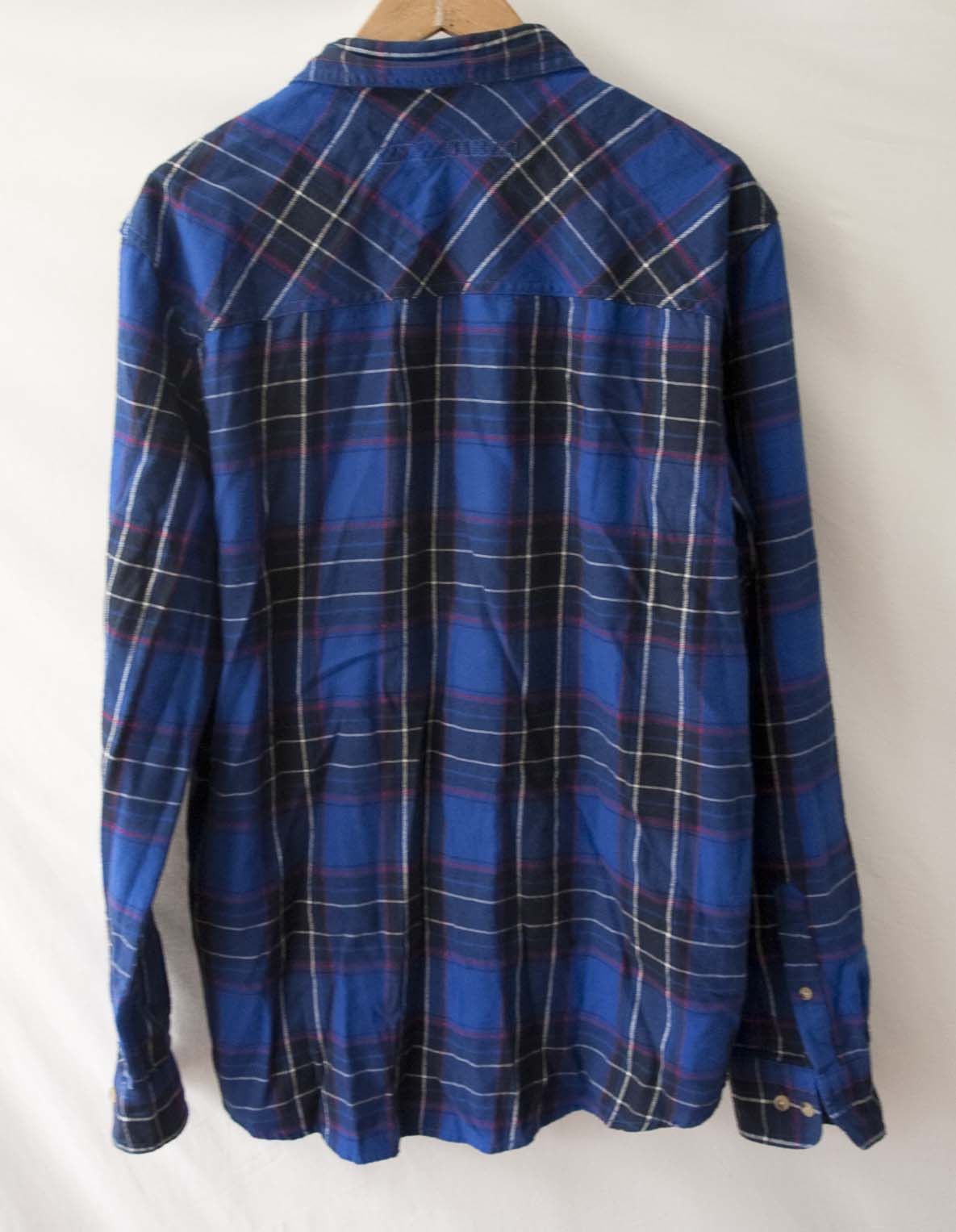 Triple 5 Soul Tripe Five Soul Shirt Flannel Size L Blue Plaid Size US L / EU 52-54 / 3 - 2 Thumbnail
