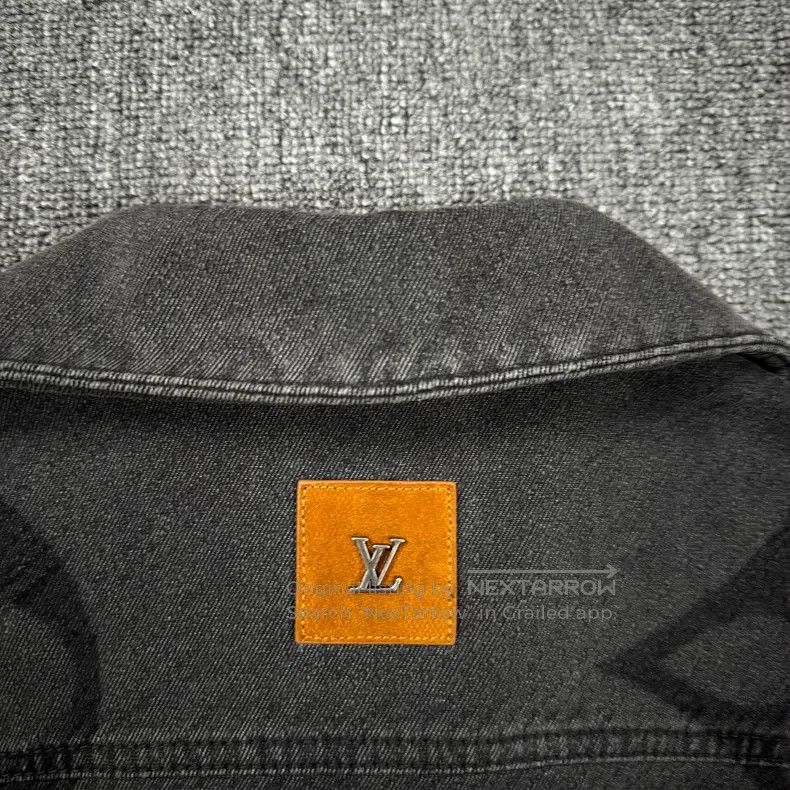 Louis Vuitton Louis Vuitton 25 Black Tri-Flower Denim Jacket Size US S / EU 44-46 / 1 - 7 Thumbnail