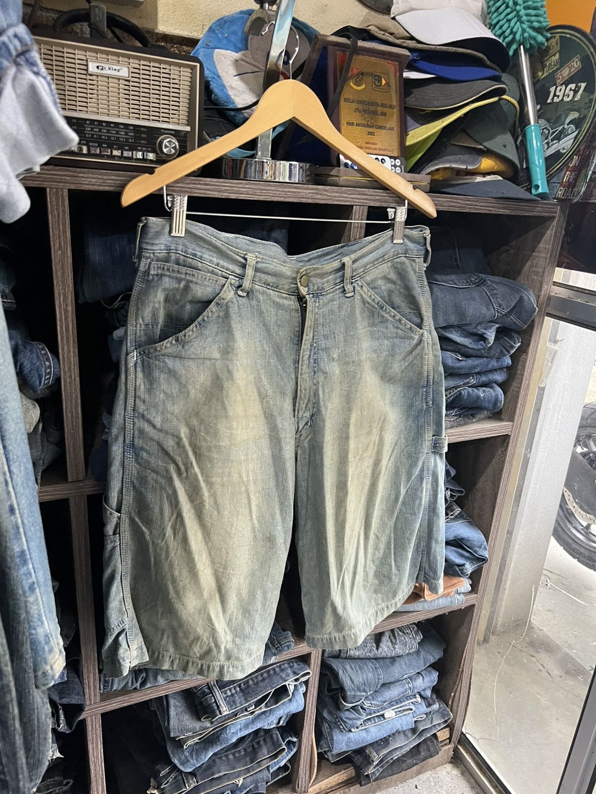 Edwin 🔥Vintage Edwin Carpenter Cropped Denim Size US 34 / EU 50 - 7 Thumbnail