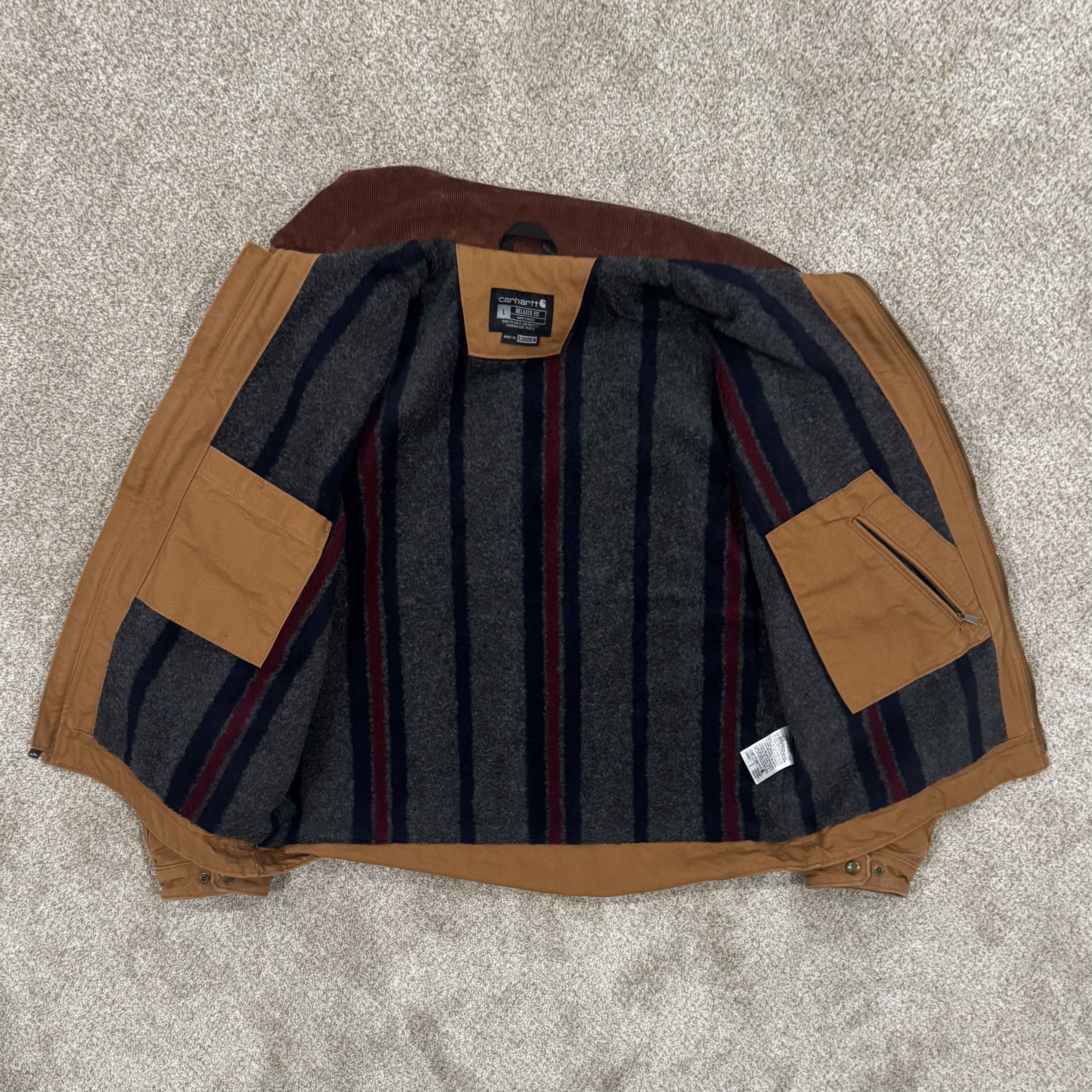 Carhartt Carhartt Men's Tan and Brown Jacket Size US L / EU 52-54 / 3 - 2 Thumbnail