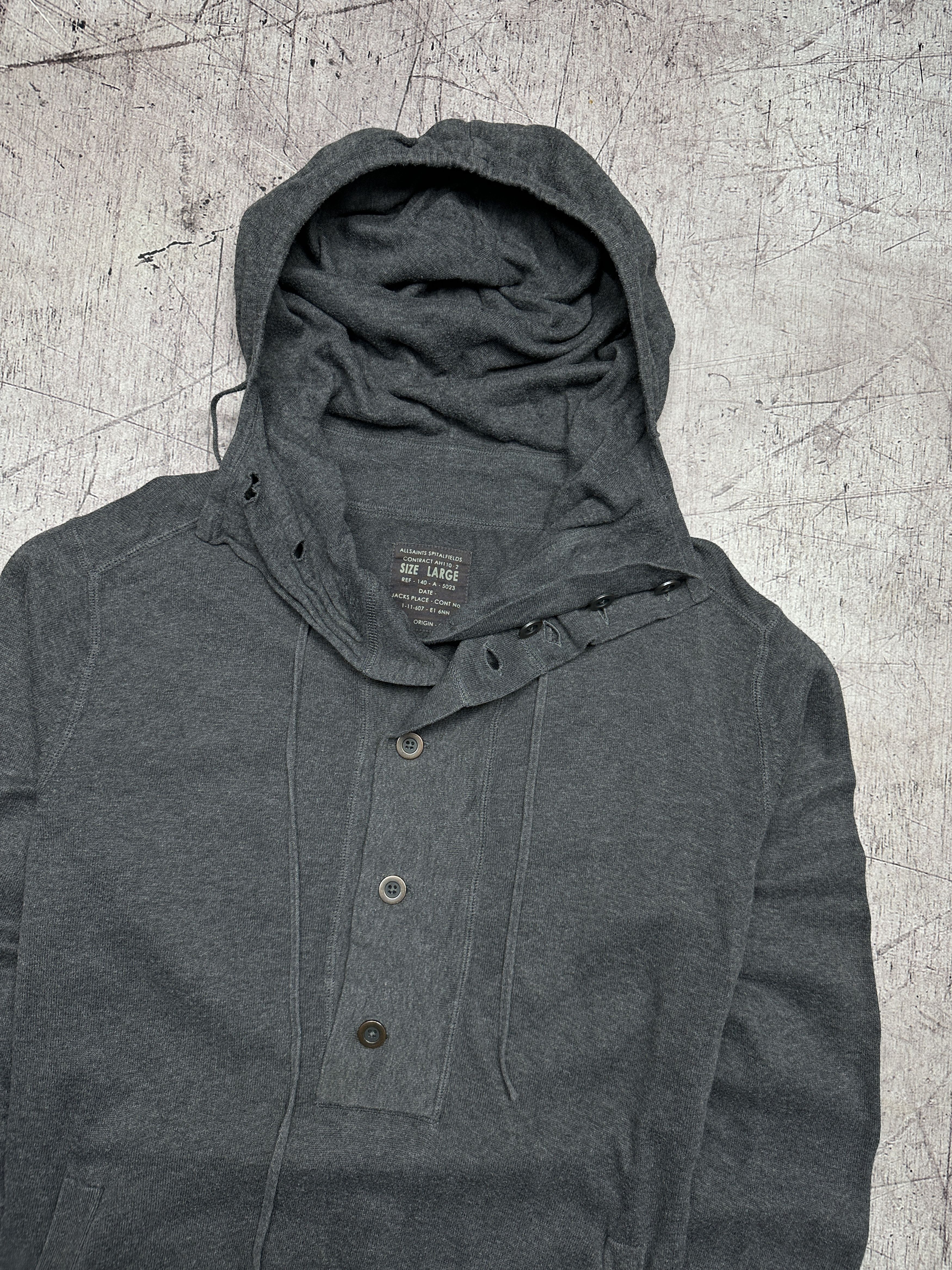 Allsaints × Vintage Allsaints Vintage Mens Salta Hoodie Size US L / EU 52-54 / 3 - 2 Thumbnail