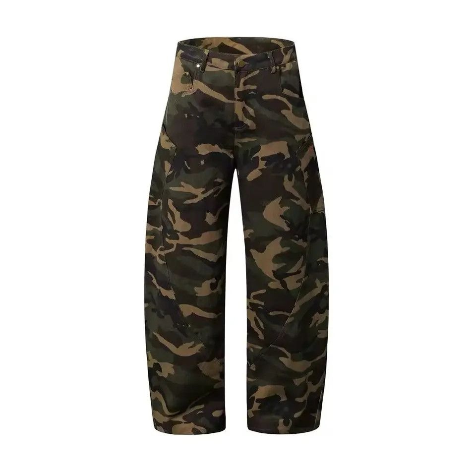 Japanese Brand Camouflage Baggy Streetwear Loose Wide Leg Pants Size US 32 / EU 48 - 3 Thumbnail