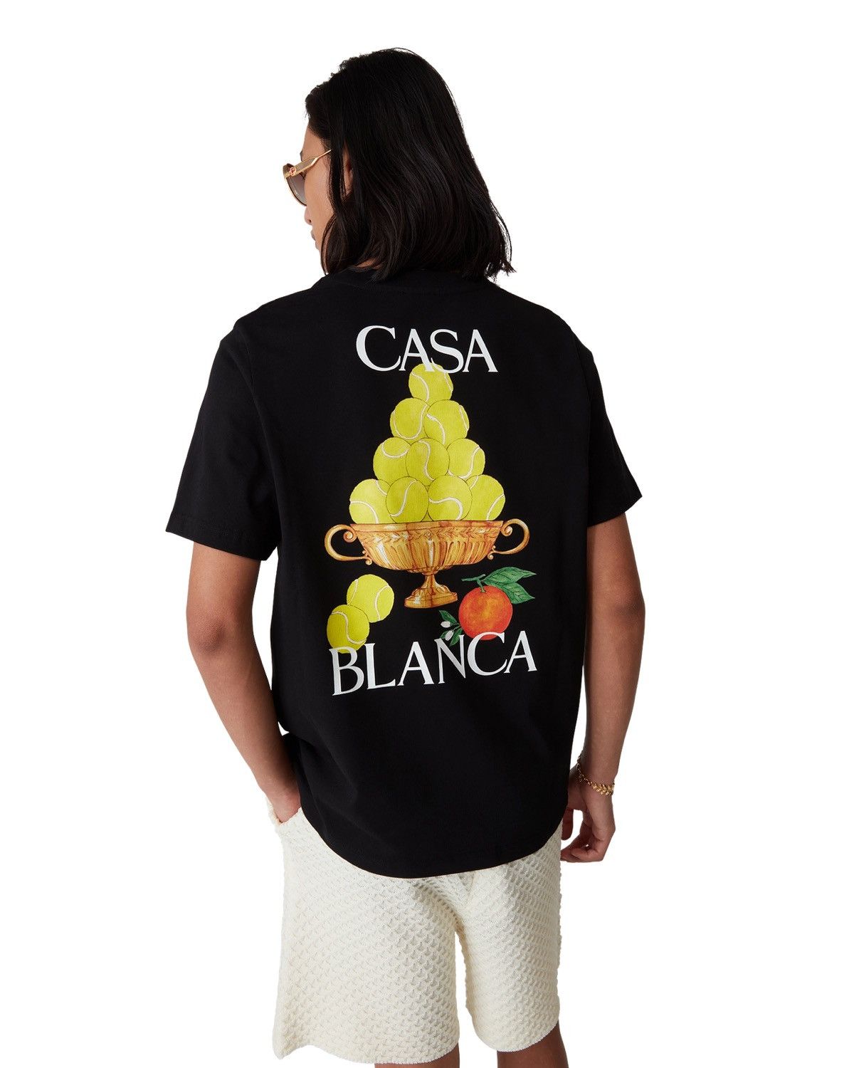 Casablanca Casablanca Black Oranges Short Sleeved Tshirt Size US S / EU 44-46 / 1 - 3 Thumbnail