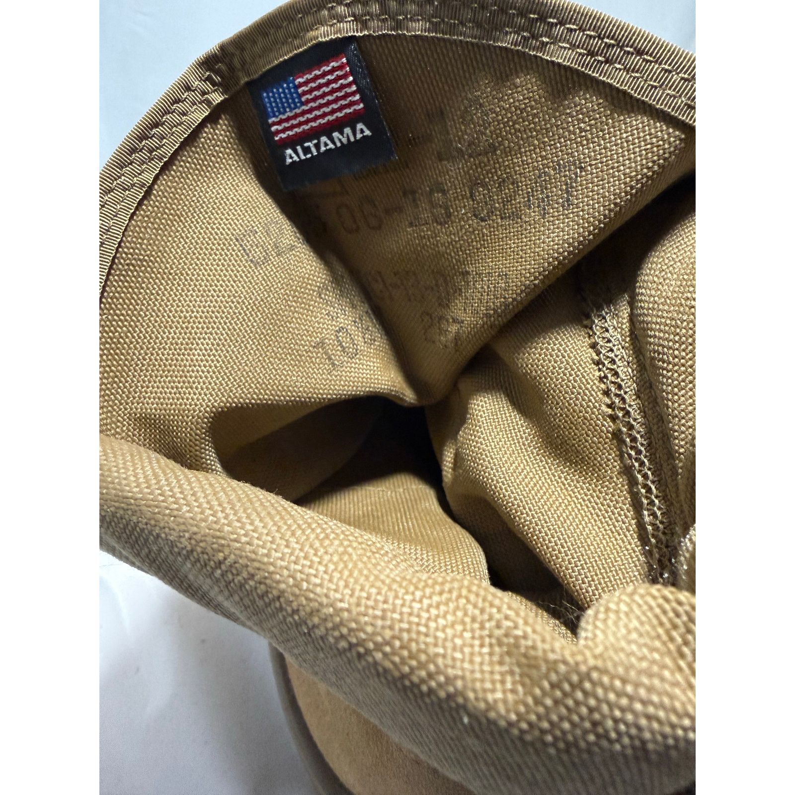Altama ALTAMA Mens Desert Tan Hot Weather Army Combat Boots 10.5 W Size US 10.5 / EU 43-44 - 6 Thumbnail