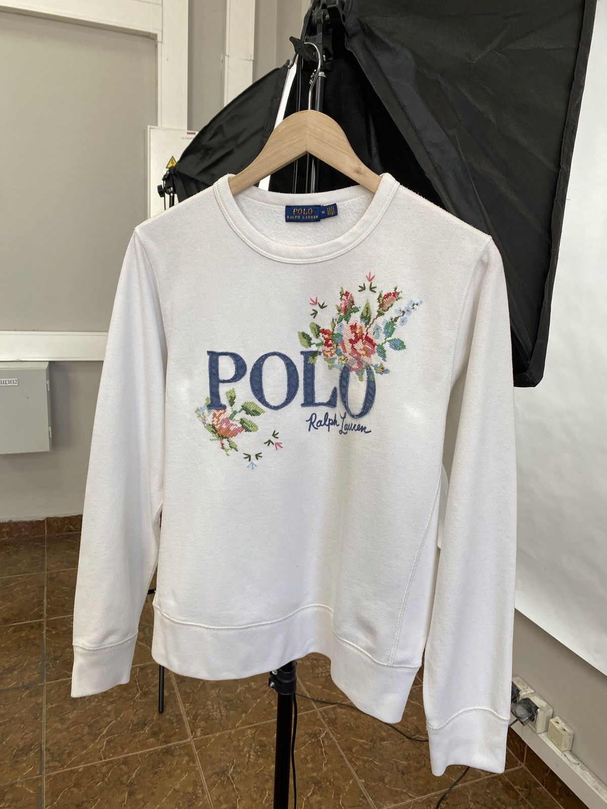 Polo Ralph Lauren 🇺🇸 Floral Ralph Lauren Woman Sweatshirt rare retro hype Y2K Size M / US 6-8 / IT 42-44 - 1 Thumbnail