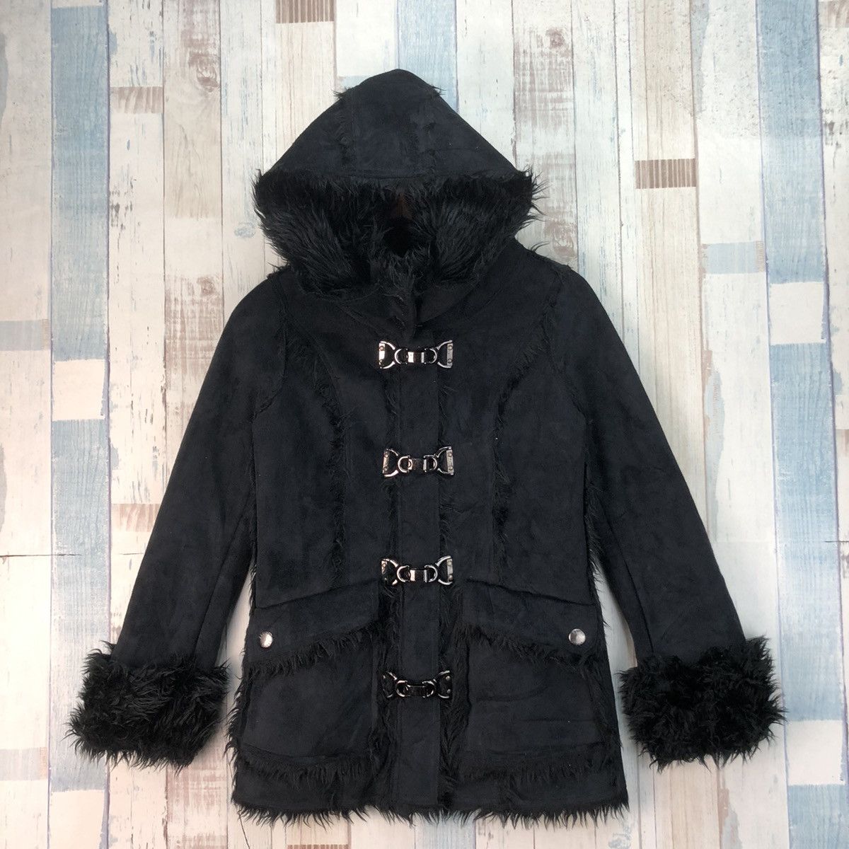 Japanese Brand Vintage Sex & Glamorous Fur Jacket Size S / US 4 / IT 40 - 1 Thumbnail