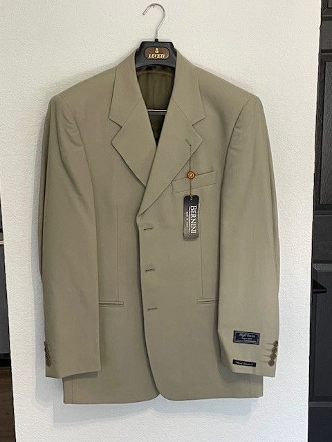 Bernini Beverly Hills Tan Suit Made in Italy