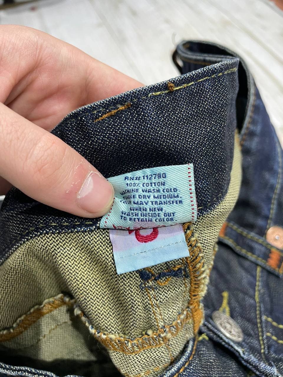 True Religion Vintage True Religion Billy Super T Denim Jeans Y2K 90s Size US 36 / EU 52 - 18 Thumbnail