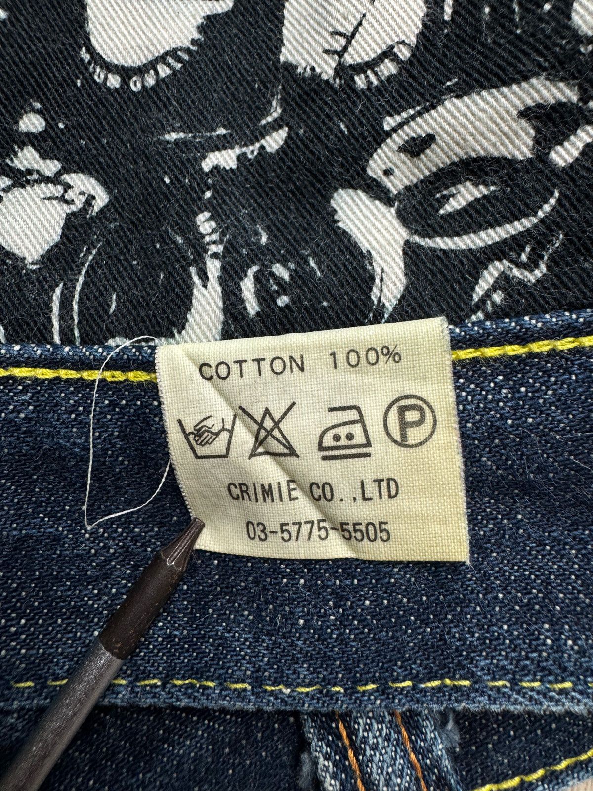 Japanese Brand CRIMIE CXXX-PT03 W31 x L31 Japanese selvedge jeans Size US 31 - 23 Thumbnail