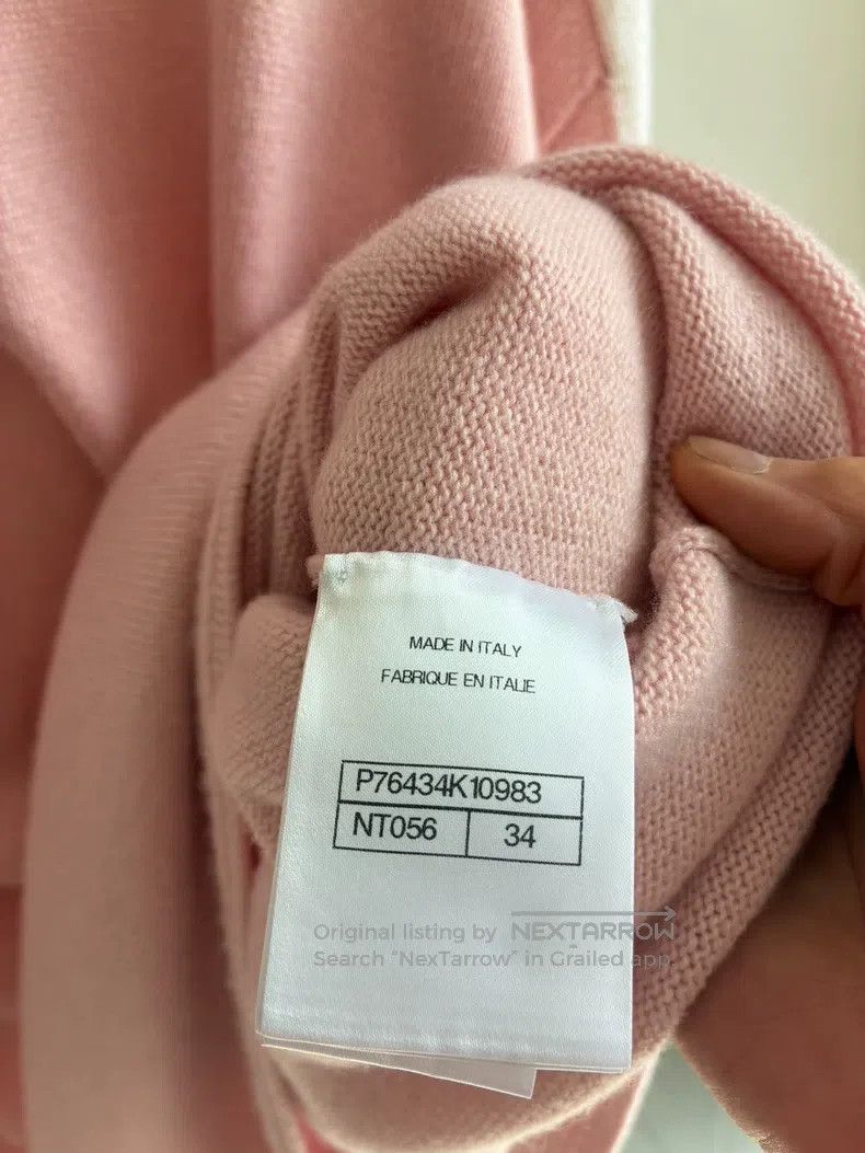 Chanel Chanel 24C pink cashmere knitted dress Size XXS / US 00 / IT 34 - 6 Thumbnail