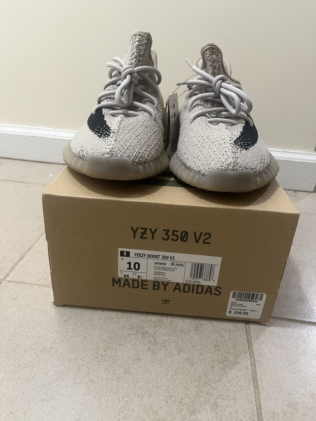 Adidas × Kanye West Adidas Yeezy Boost 350 V2 Slate Sz 10us Size US 10 / EU 43 - 2 Thumbnail