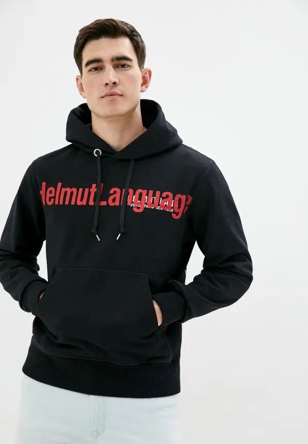 Helmut Lang Helmut Lang Standart Hoody Sasalt Black S Size US S / EU 44-46 / 1 - 2 Thumbnail