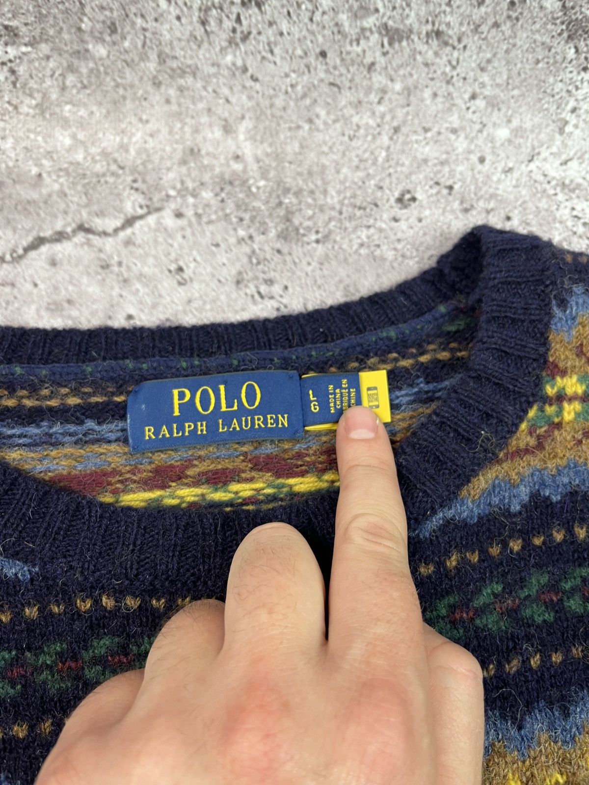 Polo Ralph Lauren Fair Isle Woollen Jumper Size US L / EU 52-54 / 3 - 4 Thumbnail