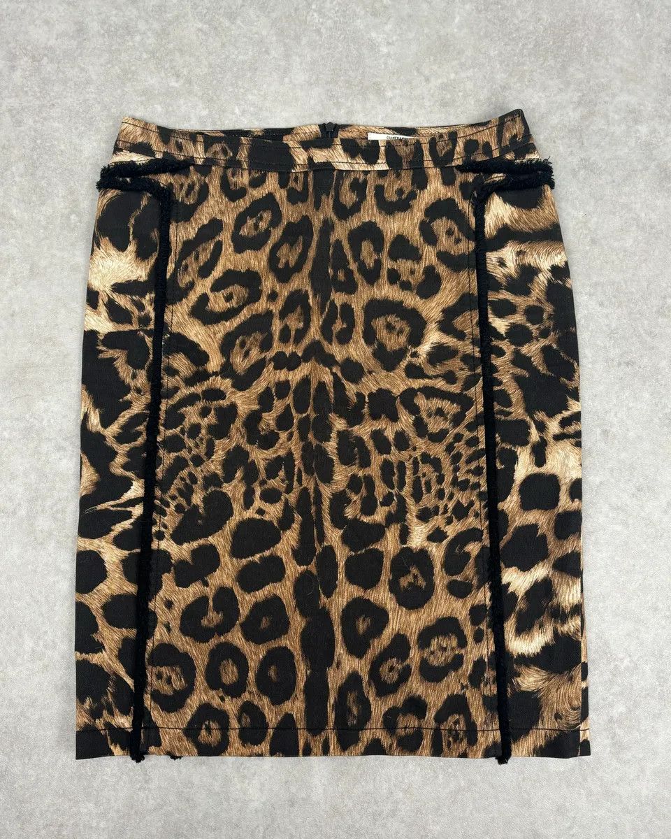 Gianfranco Ferre AW2006 Gianfranco Ferre Beige Leopard Print Blazer & Skirt Set Size M / US 6-8 / IT 42-44 - 15 Thumbnail