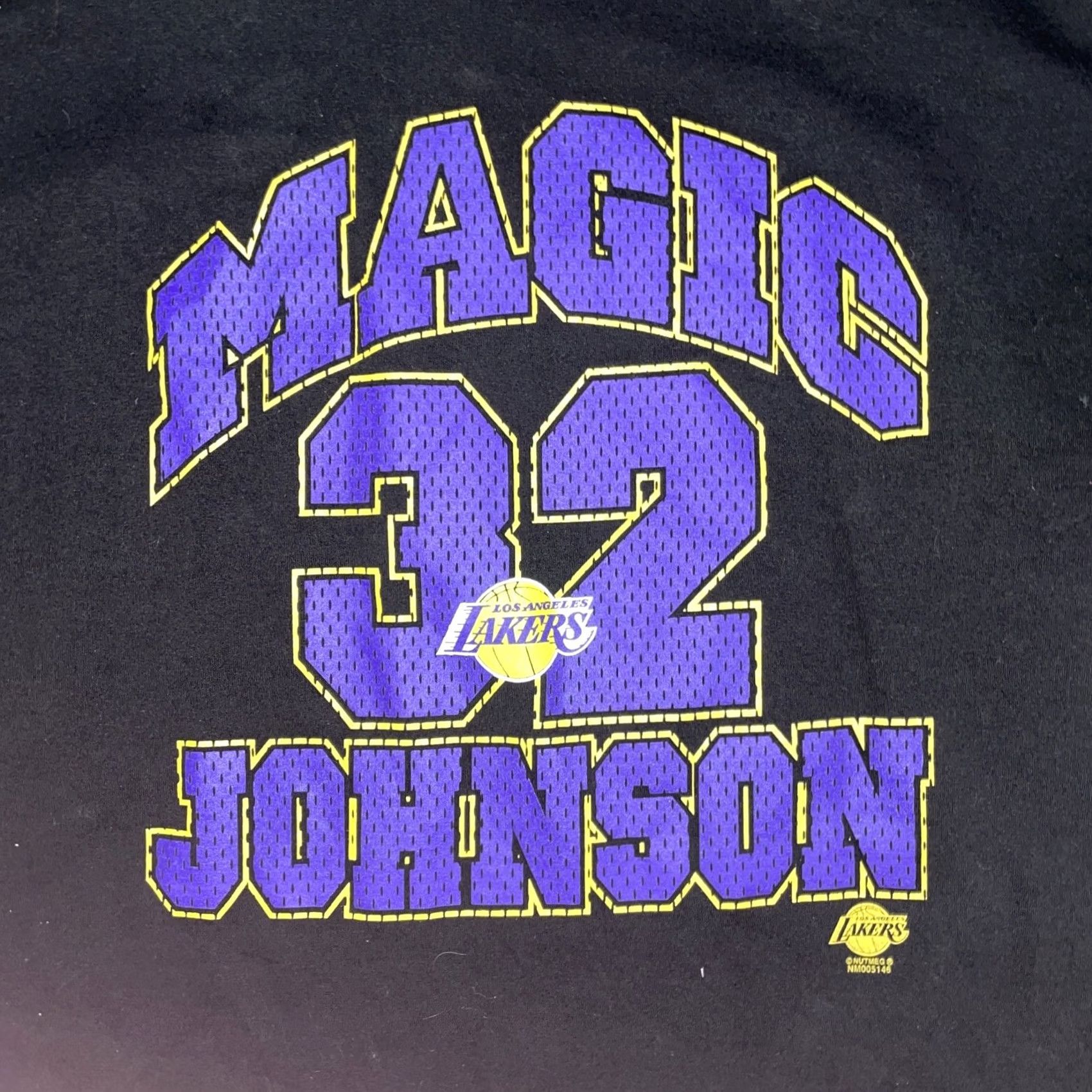 Lee VTG Lee Sport Magic Johnson 32 T-Shirt Black Mens XXL NUTMEG Size US XXL / EU 58 / 5 - 2 Thumbnail