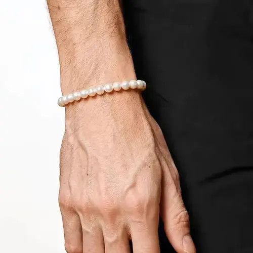 Other 6mm Elastic Pearls Bracelet Size ONE SIZE - 3 Thumbnail