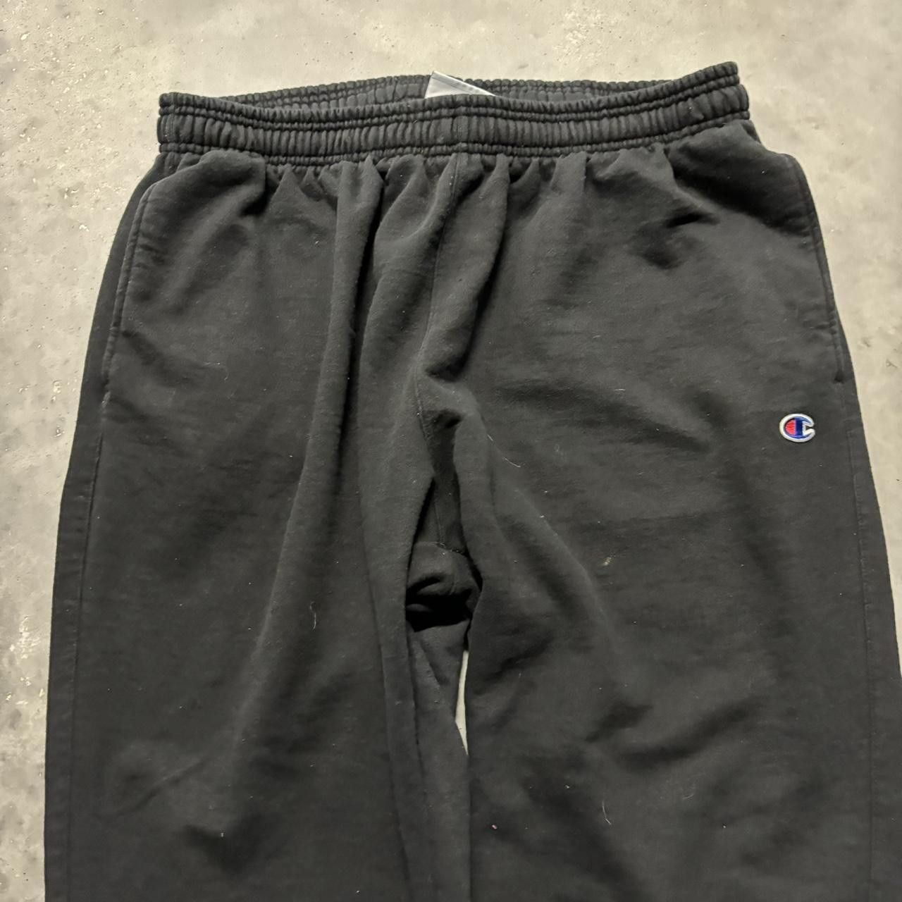 Japanese Brand × Vintage Crazy Vintage Y2K/2000s Black Essential Sweatpants! Size US 34 / EU 50 - 4 Thumbnail