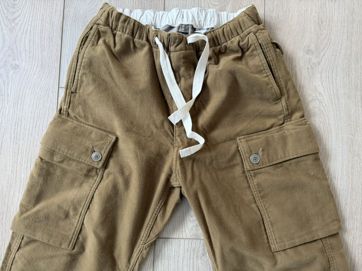 Nanamica Nanamica - Flannel Easy Cargo Pants Camel Size US 30 / EU 46 - 2 Thumbnail