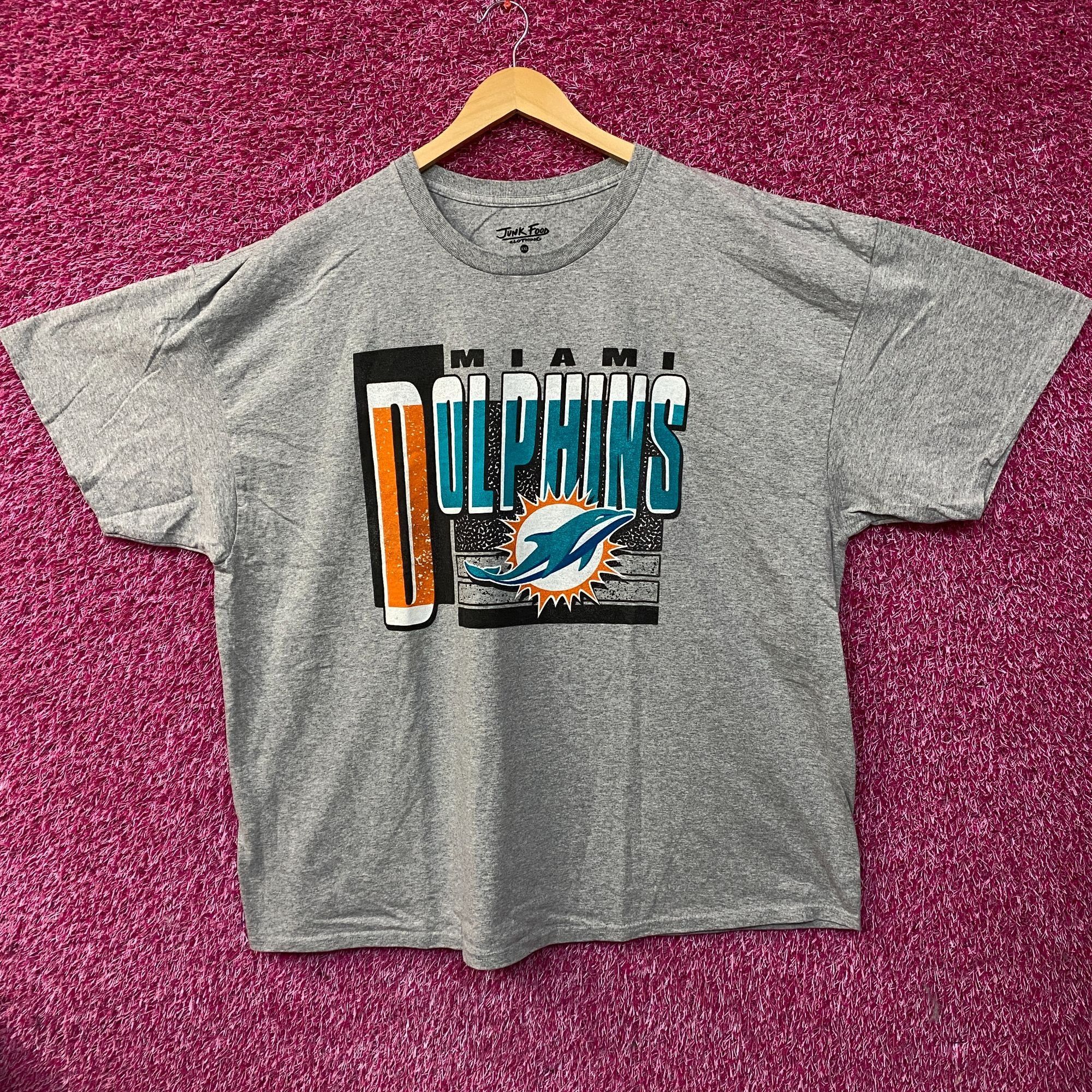 Junk Food Junk Food NFL Miami Dolphins Logo T-Shirt 2XL Size US XXL / EU 58 / 5 - 1 Thumbnail
