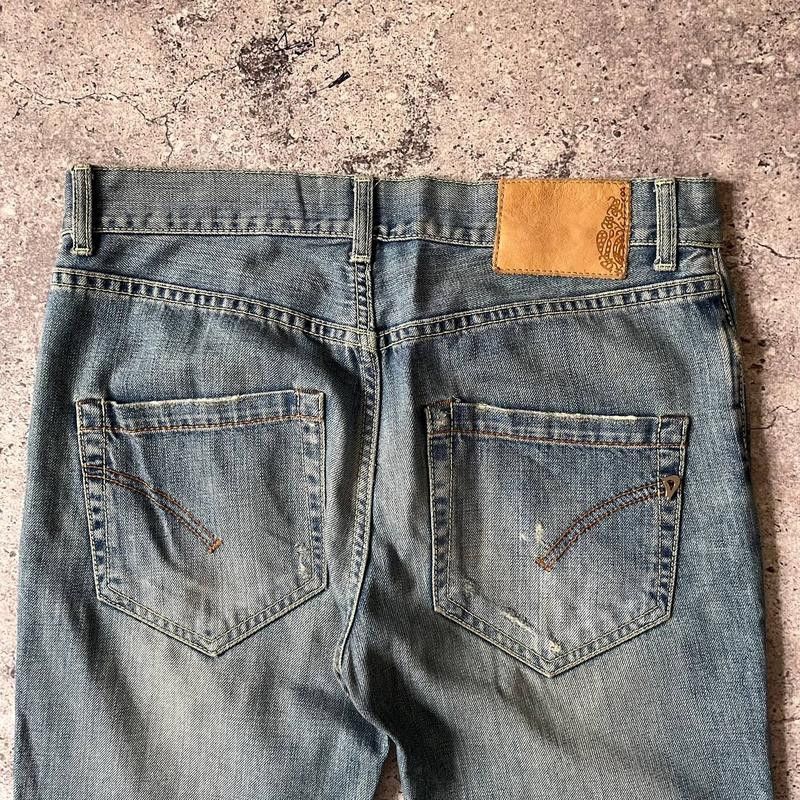 Japanese Brand × Vintage Y2K Vintage Distressed Blue Jeans Made in Italy Size 30-31 Size US 30 / EU 46 - 6 Thumbnail